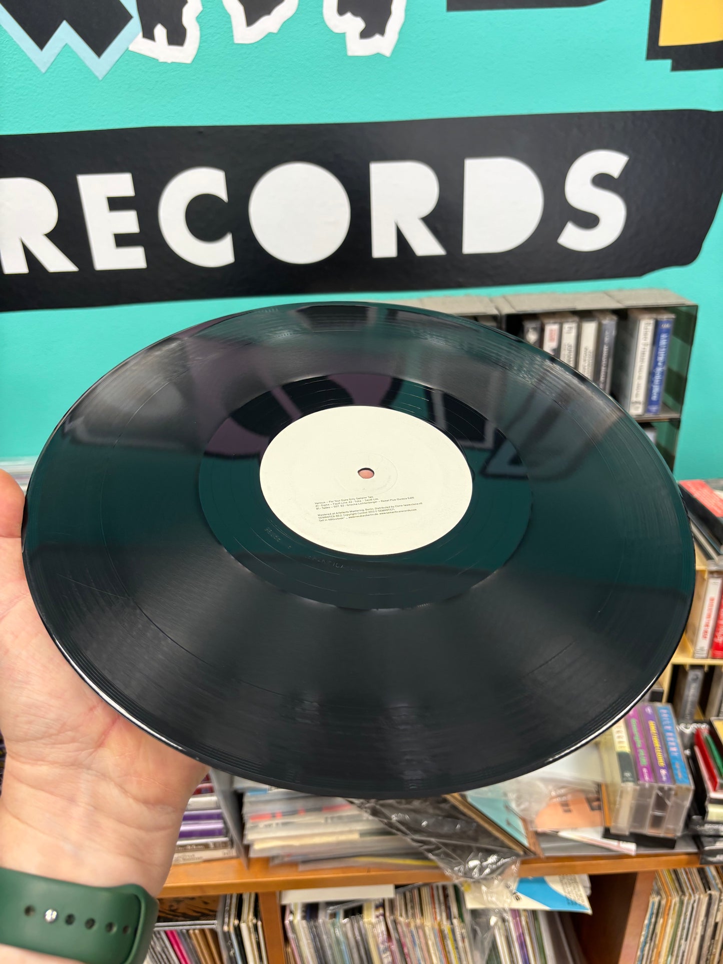 For Your Eyes Only Sampler Two, 12inch, Black vinyl, Semantica Records, Spain 2013