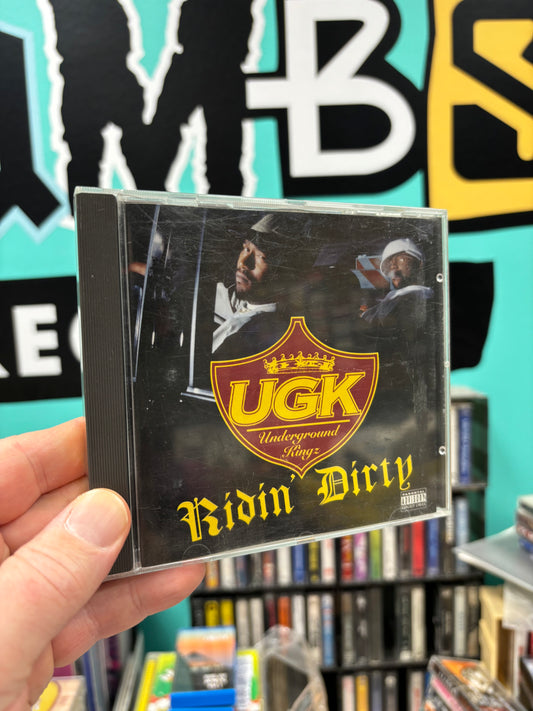 UGK: Ridin’ Dirty, CD, OG pressing, Jive, Zomba Recording Corporation, Europe 1996