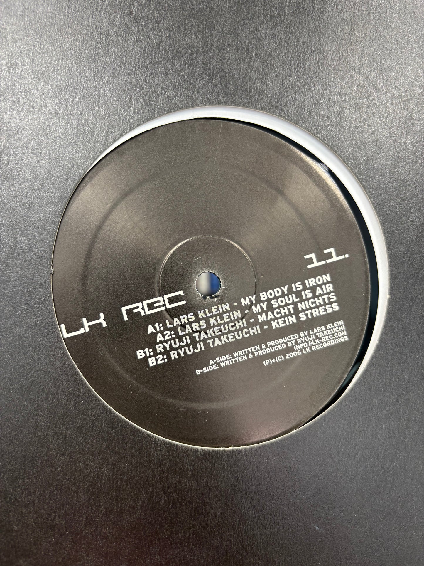 Lars Klein/Ryuji Takeuchi: Trustworthy Men EP, 12inch, Only official pressing, LK Rec, Germany 2004