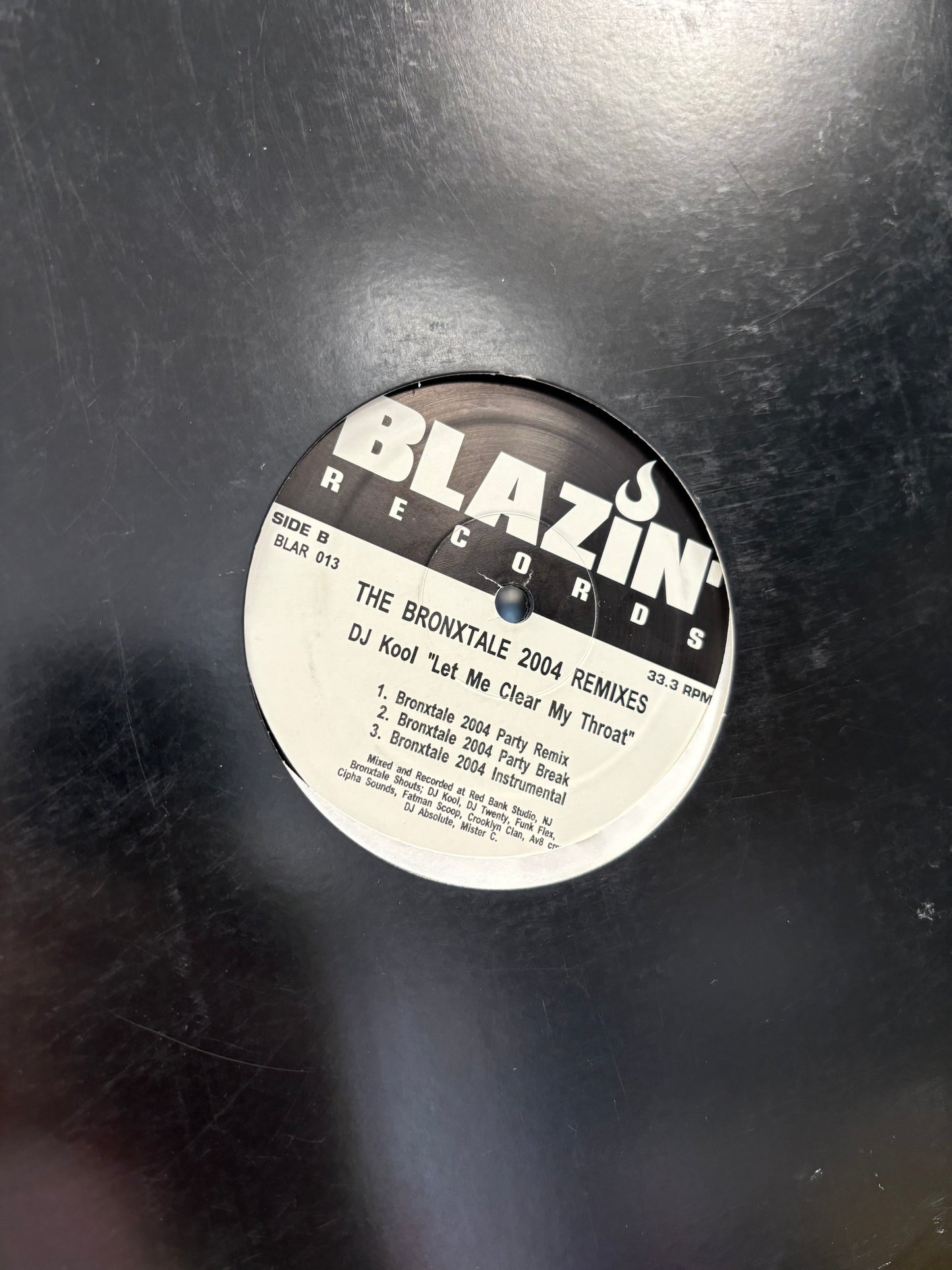 DJ Kool: Let Me Clear My Throat (2004 The Bronxtale Remixes), 12inch, reissue, Blazin’ Records, US 2004