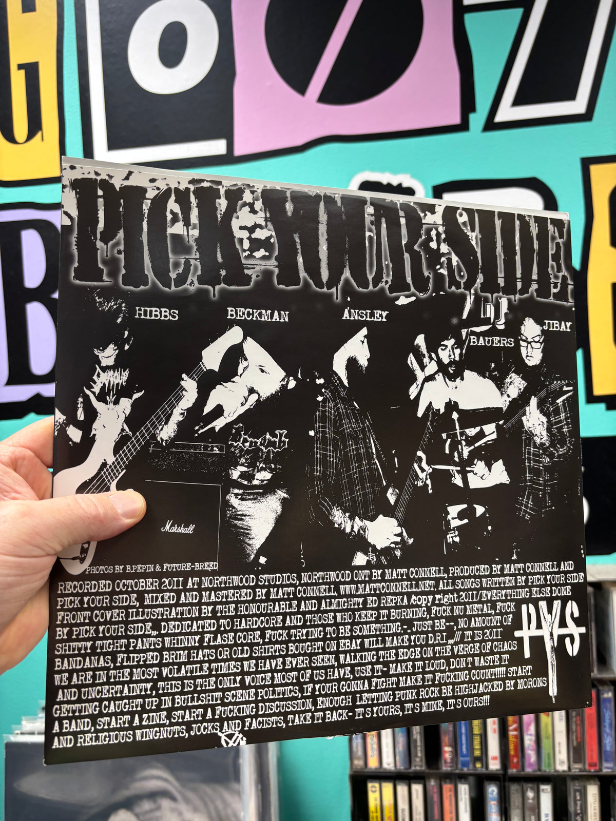 Pick Your Side: Let Me Show You How Democracy Works, LP, black vinyl, gatefold, printed inner sleeve, A389 Recordings, US 2012