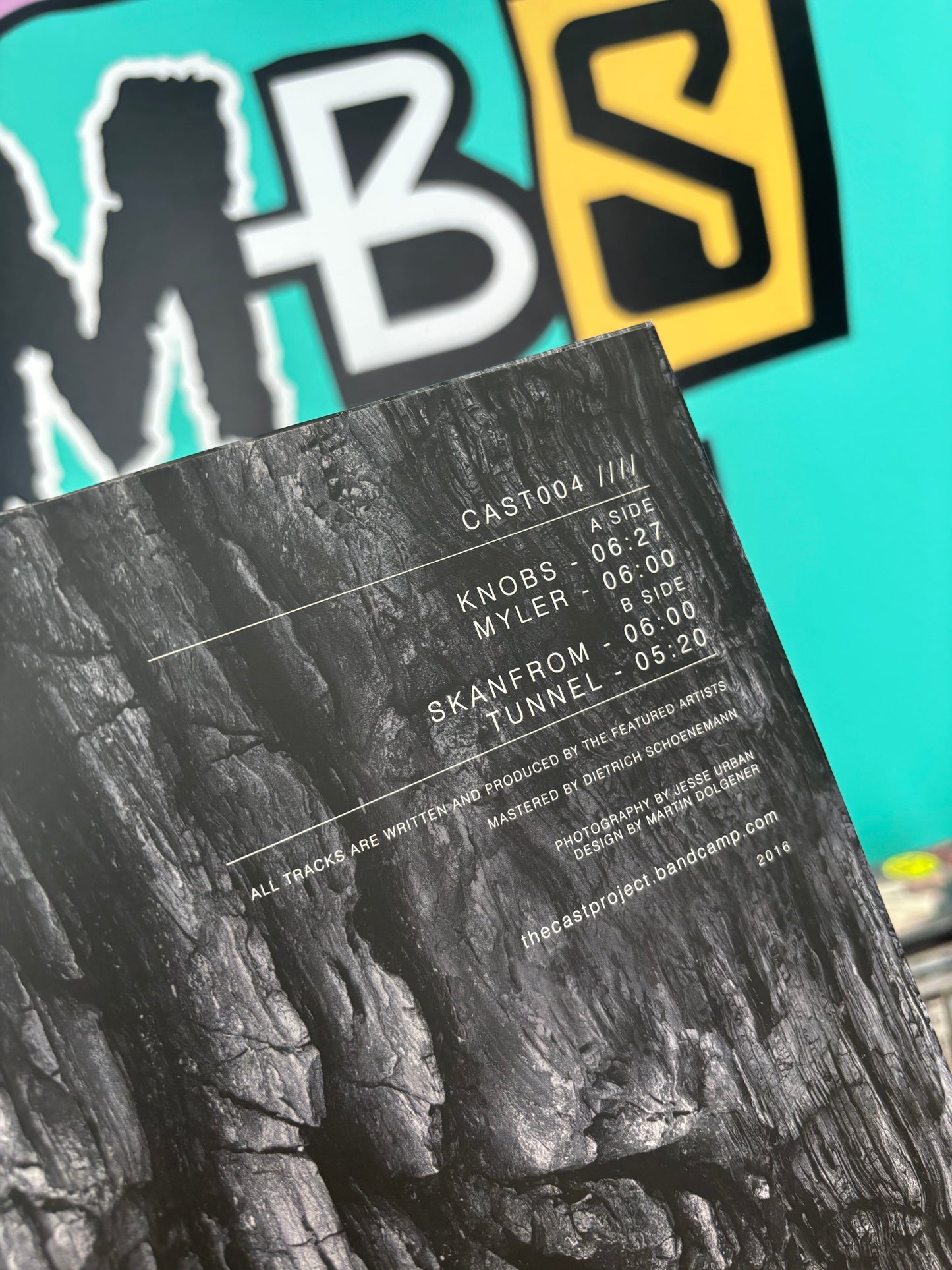 Knobs/Myler/Skanform/Tunnel: The Cast Project 004, 12inch, Only pressing, The Cast Project, US 2016
