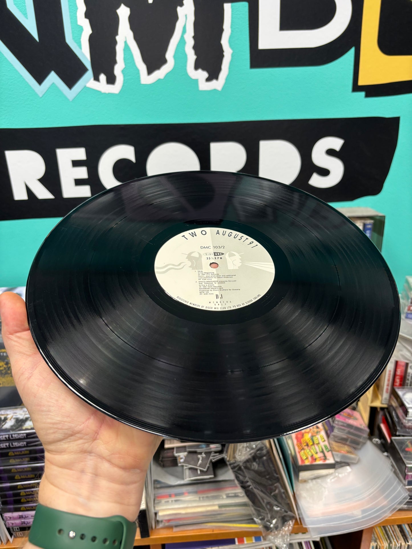 DMC - August 91 (Two), 12inch, Only pressing, DMC, UK 1991