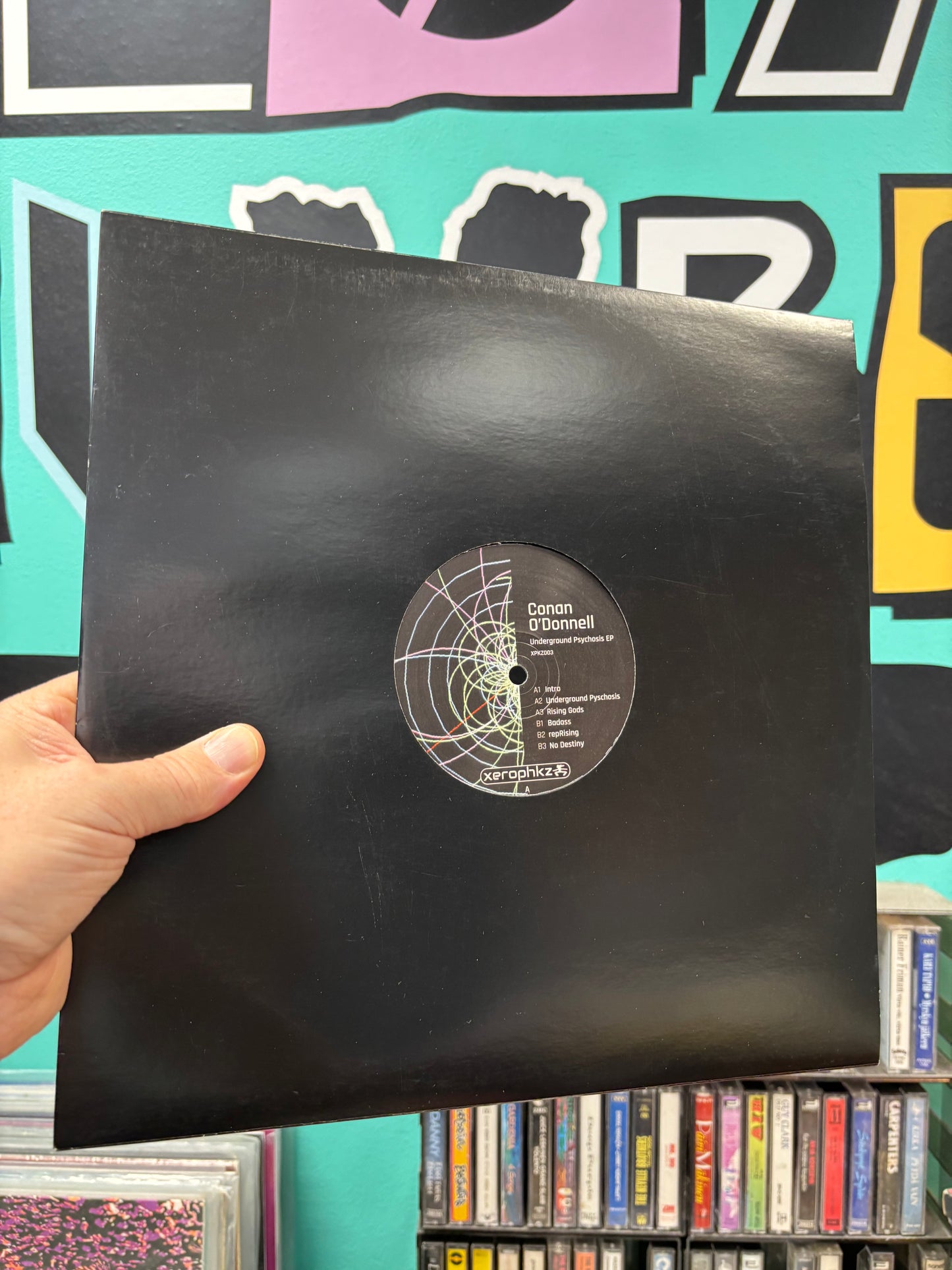 Conan O’Donnell: Underground Psychosis EP, 12inch, Only pressing, xerophkz, Ireland 2017