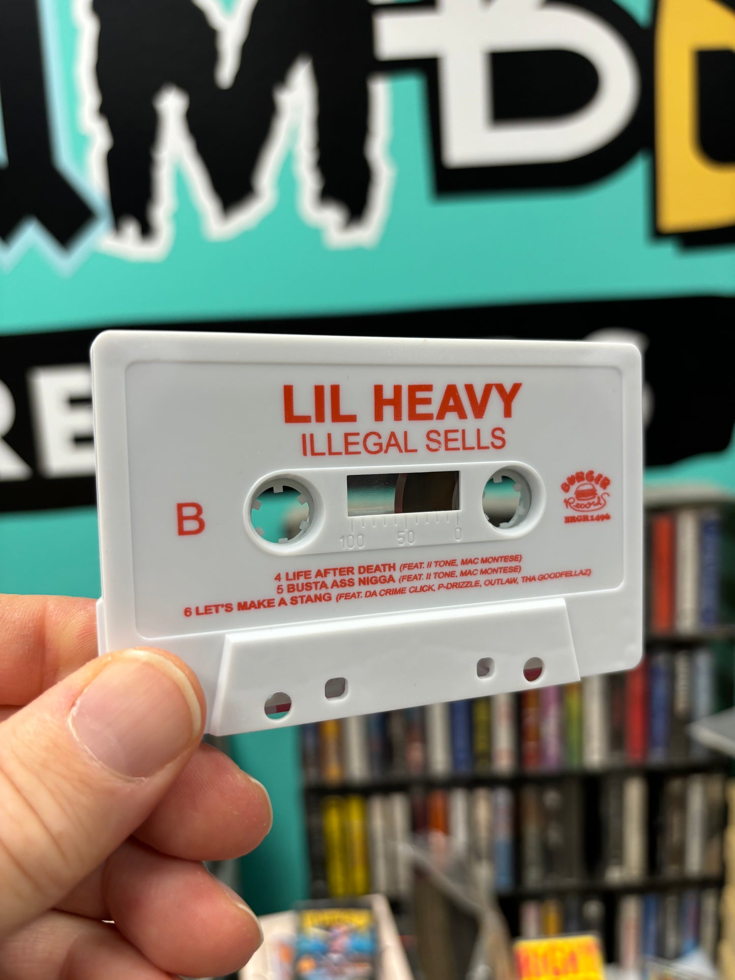 Lil’ Heavy: Illegal Sells, C-cassette, reissue, remastered, Burger Records, Black Rain Entertainment, US 2020