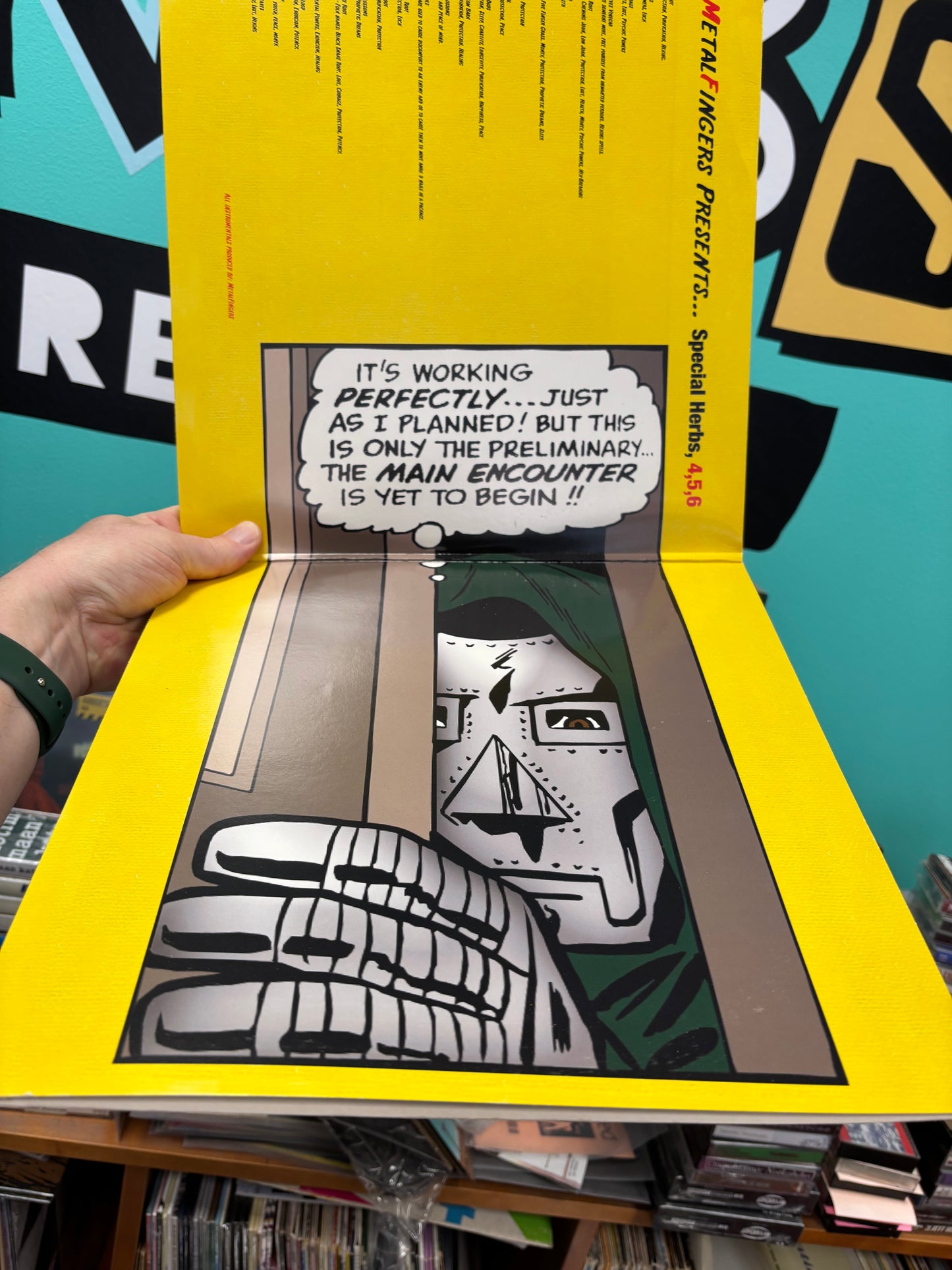Metal Fingers: Special Herbs 4,5,6, 2LP, 1st pressing, Only vinyl pressing, gatefold, Metal Face Records, Shaman Work Recordings, USA & Europe 2003