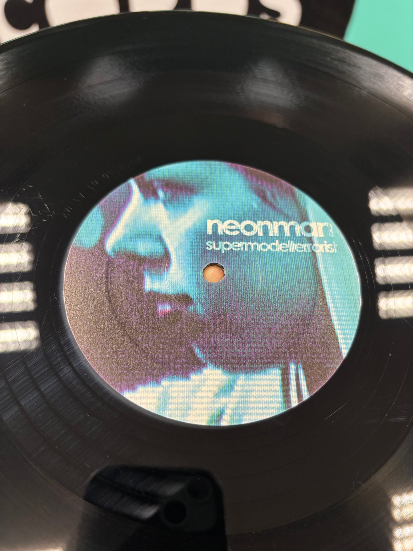 Neonman: Supermodelterrorist, 12inch, Only official pressing, Lasergun, Germany 2003