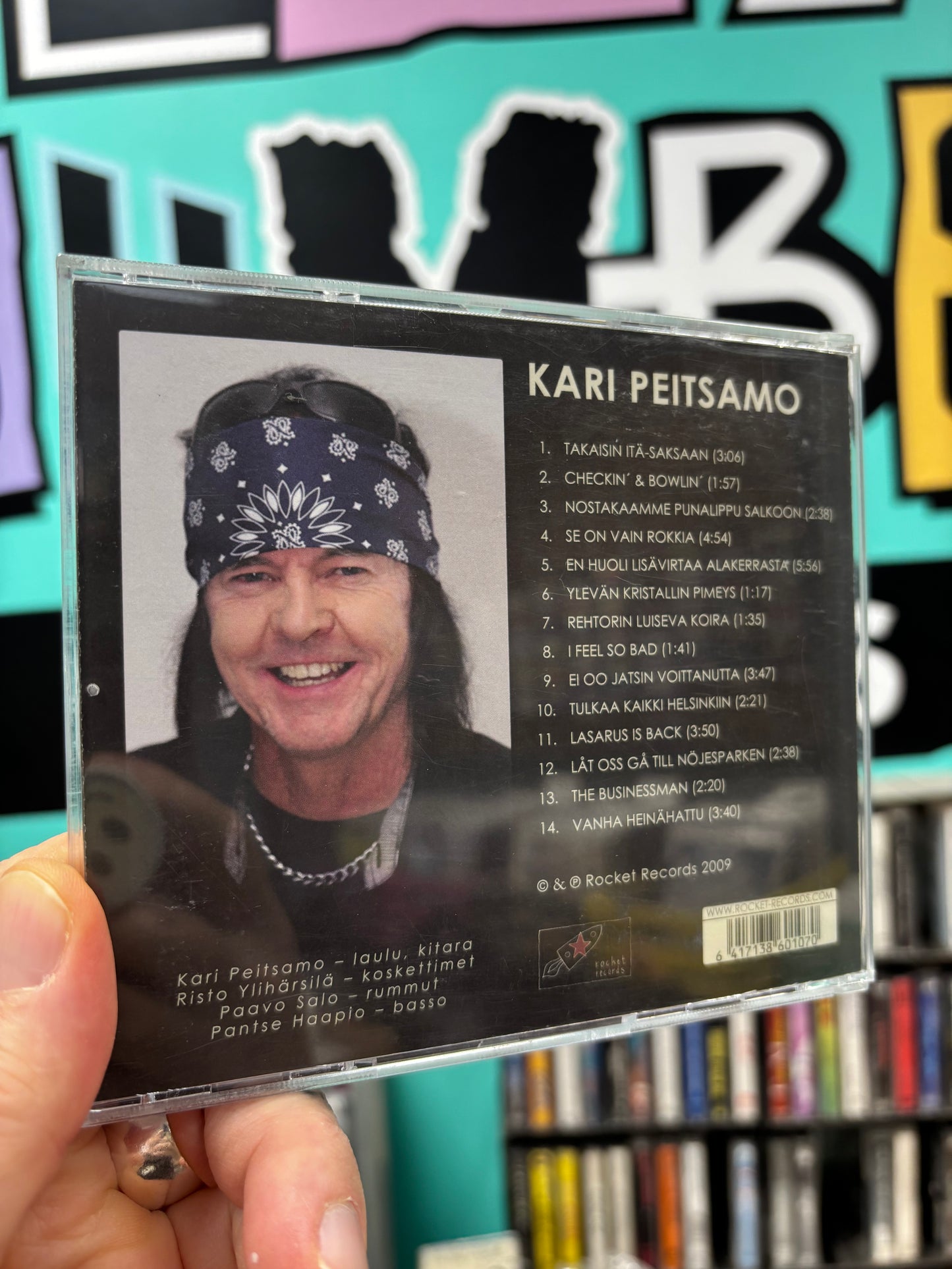 Kari Peitsamo: Takaisin Itä-Saksaan, CD, Only pressing, Rocket Records, Finland 2009