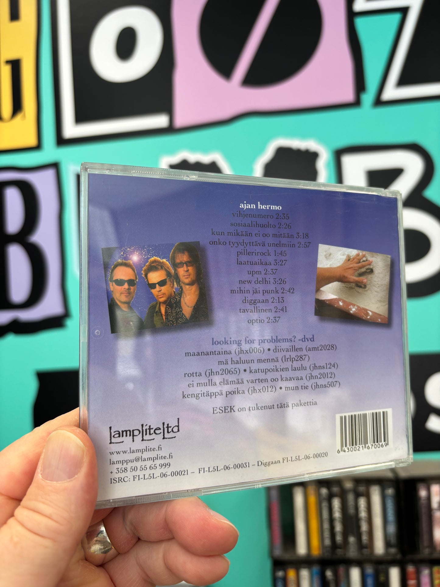 Tumppi & Problems?, CD, DVD, Only pressing, LampLite Ltd, Finland 2006