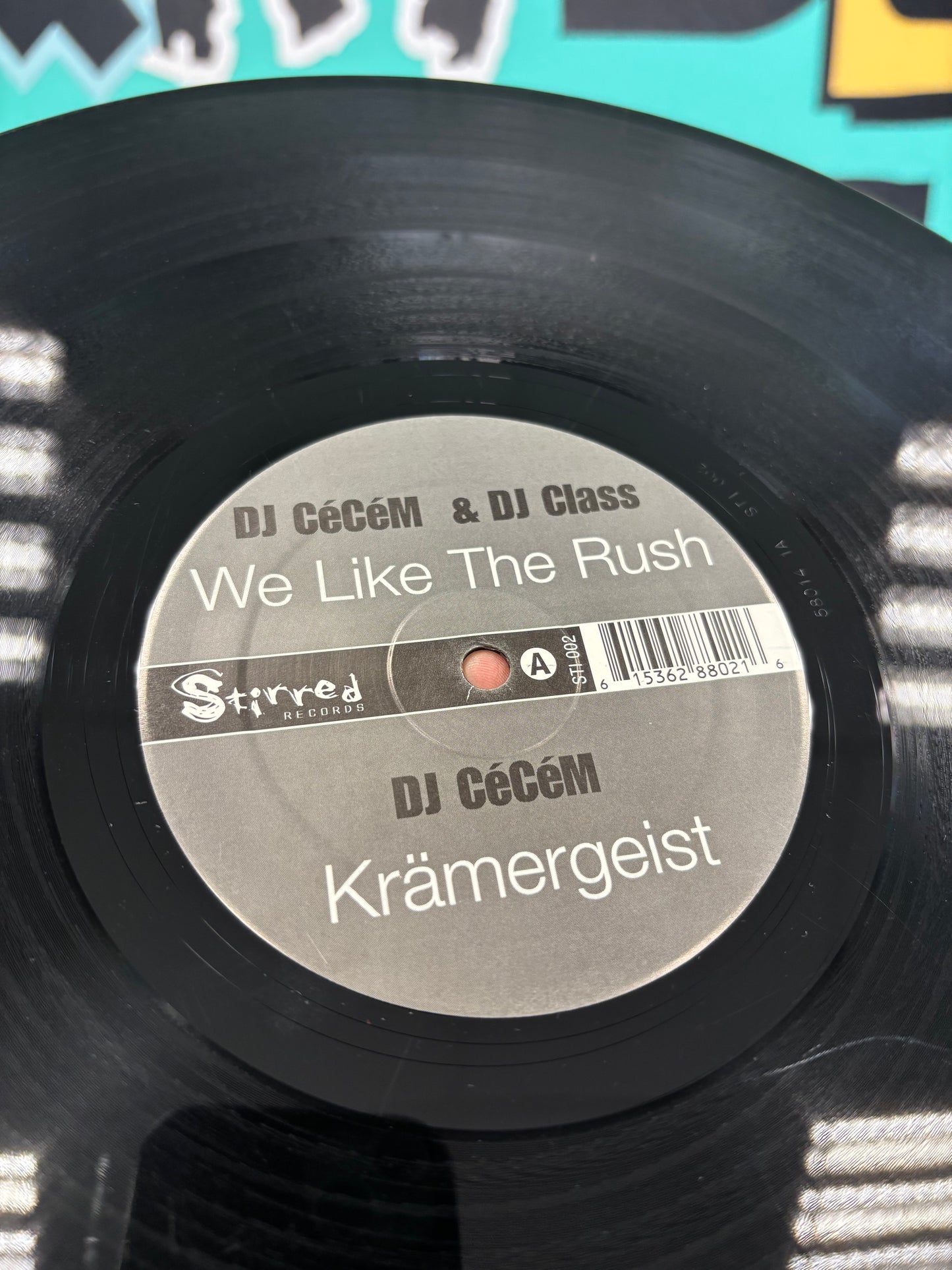 DJ CéCéM: We Like The Rush/Krämergeist, 12inch, Only pressing, Stirred Records, Netherlands 2005
