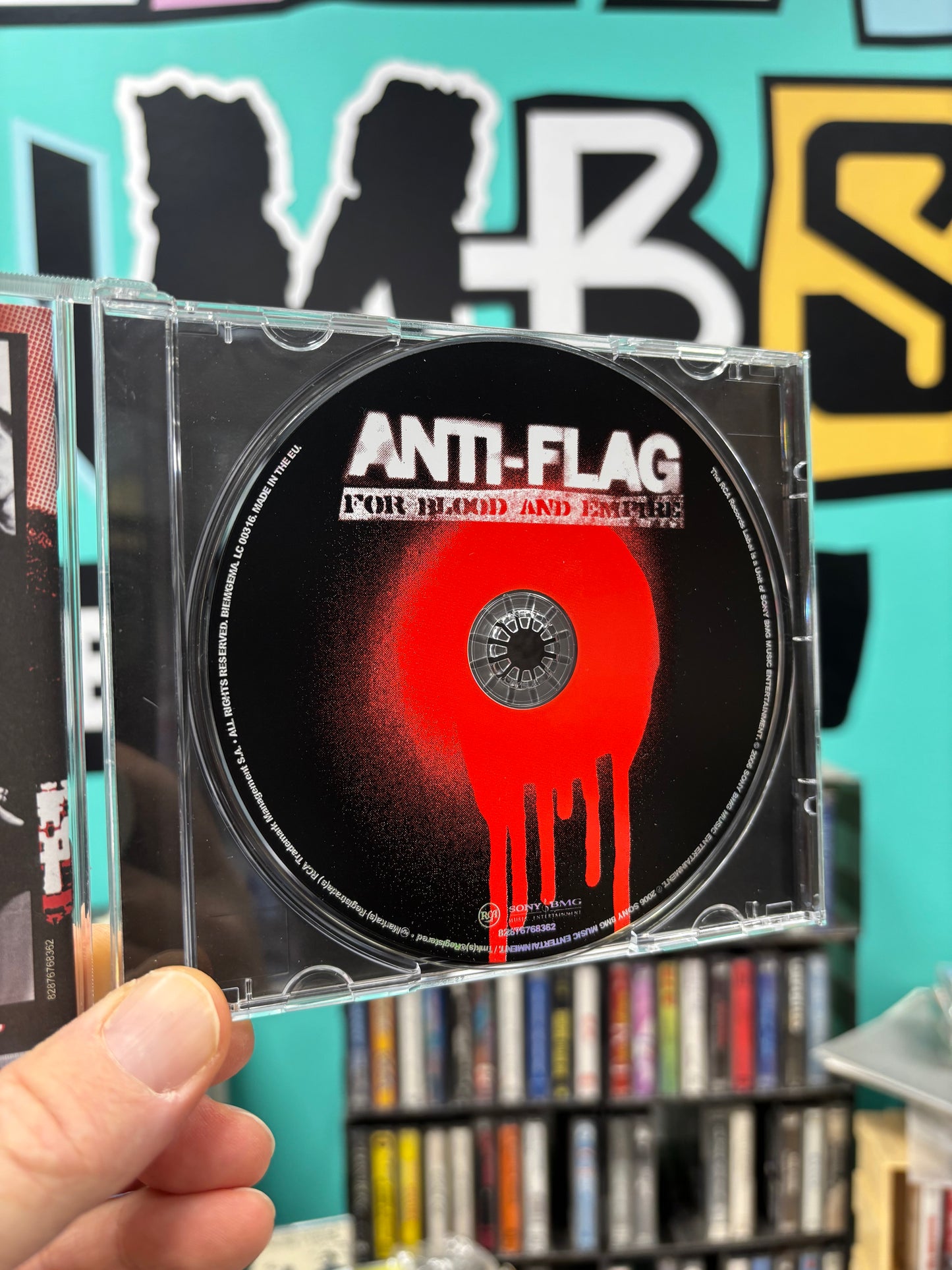 Anti-Flag: For Blood And Empire, CD, RCA, Sony BMG Music Entertainment, Red Ink, Europe 2006