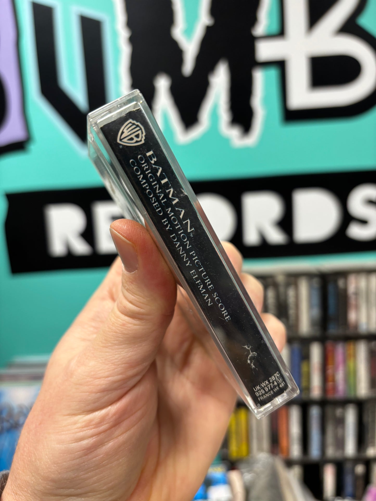 Batman (Original Motion Picture Score), cassette, Warner Bros. Records, UK & Europe 1989