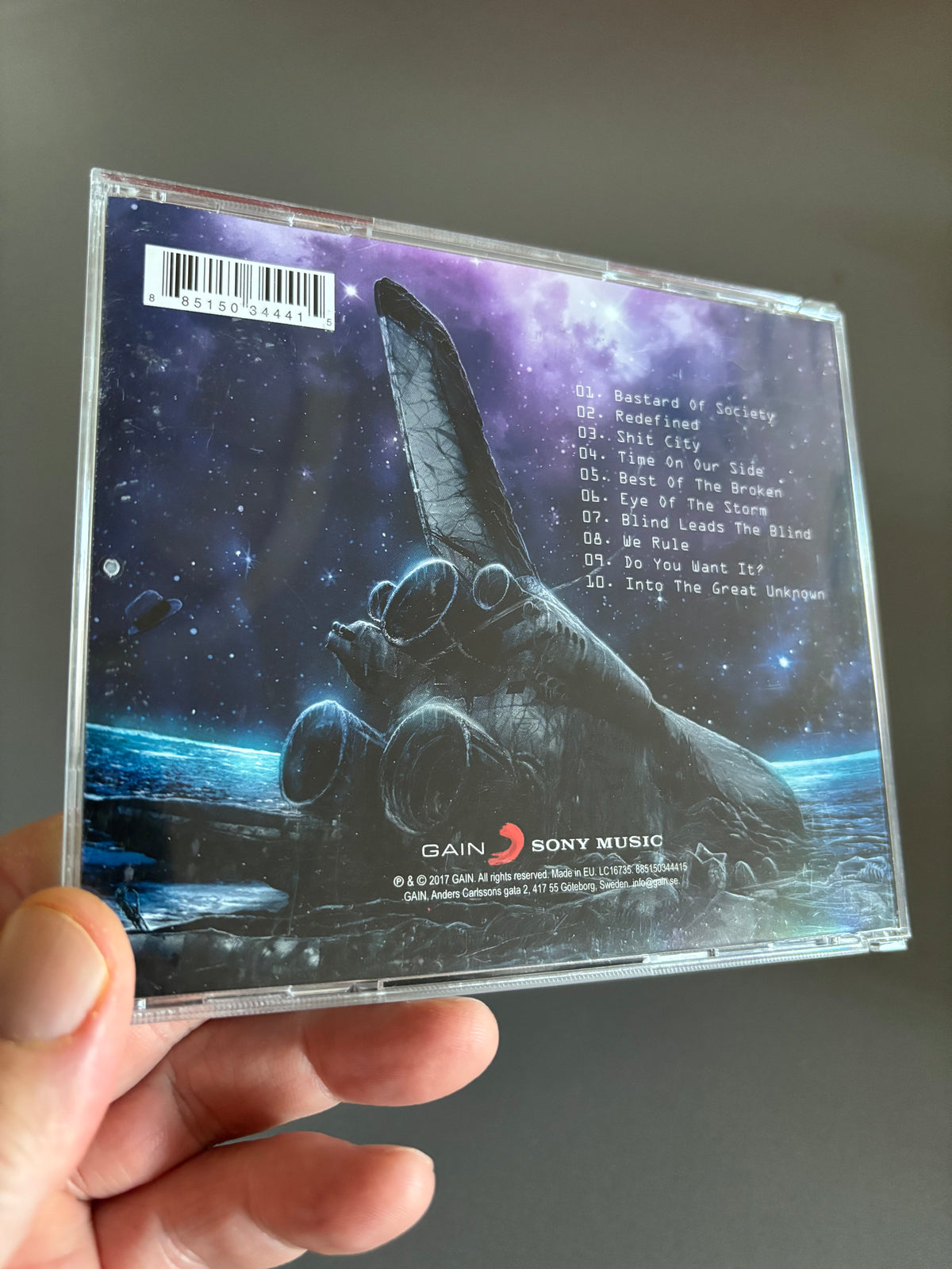 H.E.A.T. : Into The Great Unknown, CD, 1st pressing, Gain, Sweden 2017