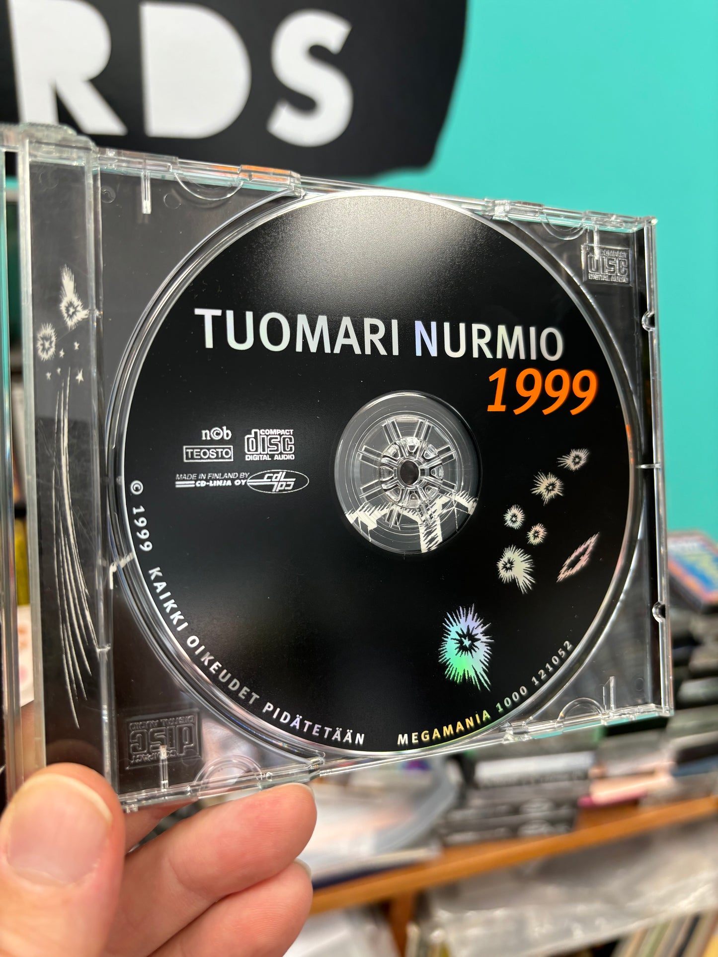 Tuomari Nurmio: 1999, CD, Only CD pressing, Megamania, Finland 1999