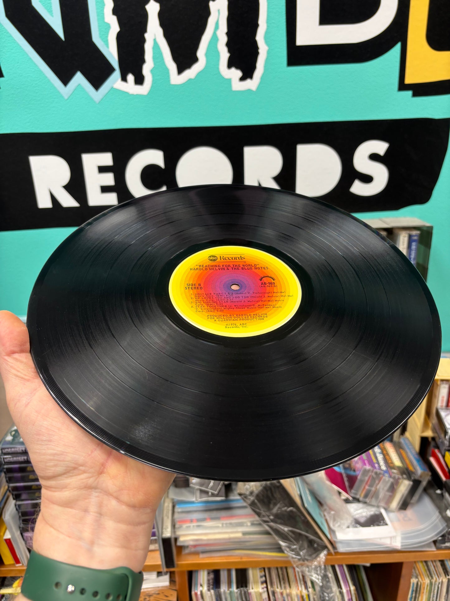 Harold Melvin And The Blue Notes: Reaching For The World, LP, ABC Records, US 1976