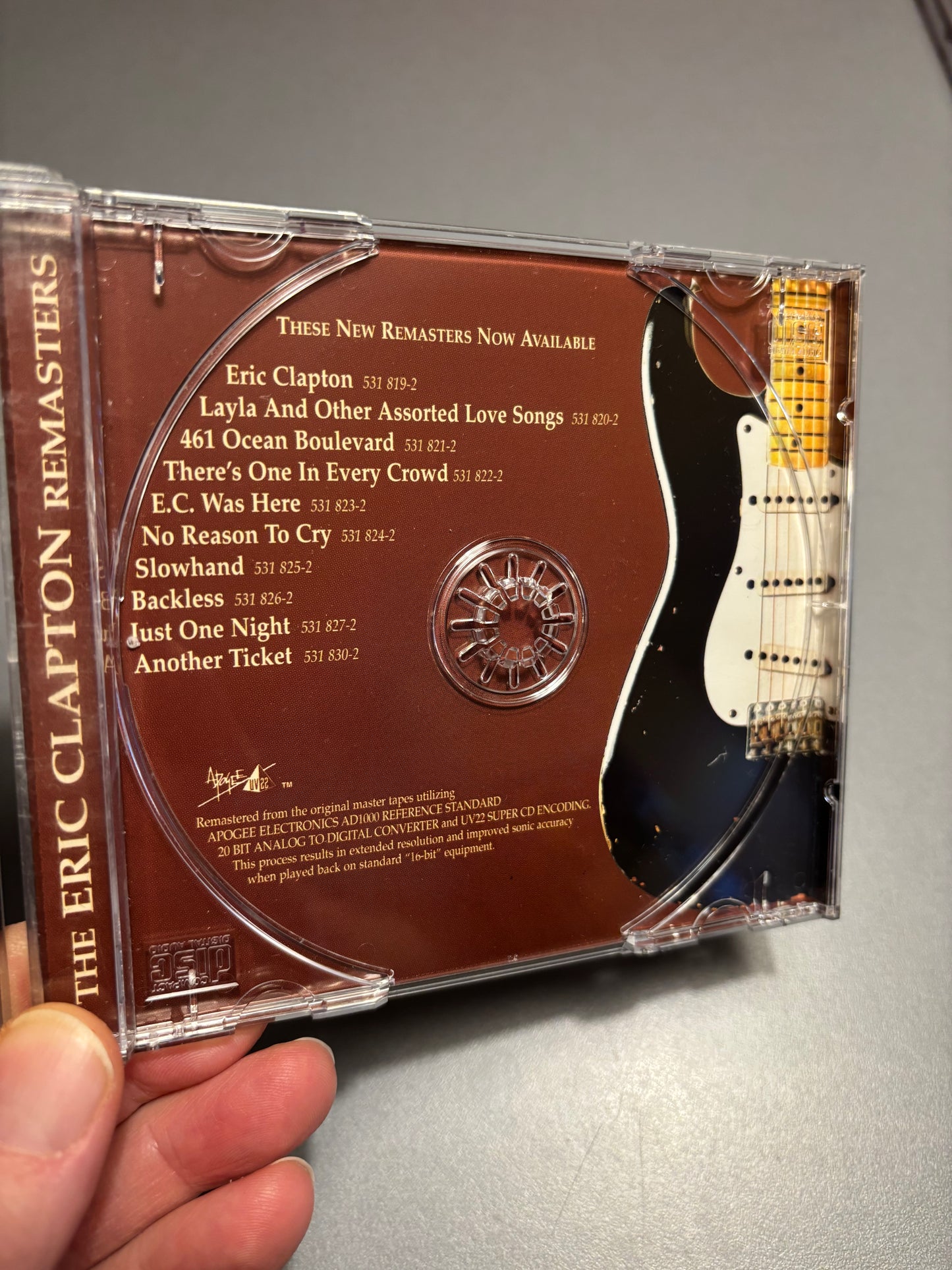 Eric Clapton: Backless, CD, reissue, remastered, Polydor, Europe year?