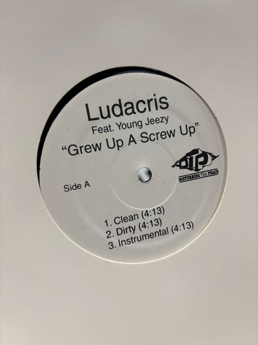 Ludacris: Grew Up A Screw Up, 12inch, Only vinyl pressing, Disturbing Tha Peace, US 2006