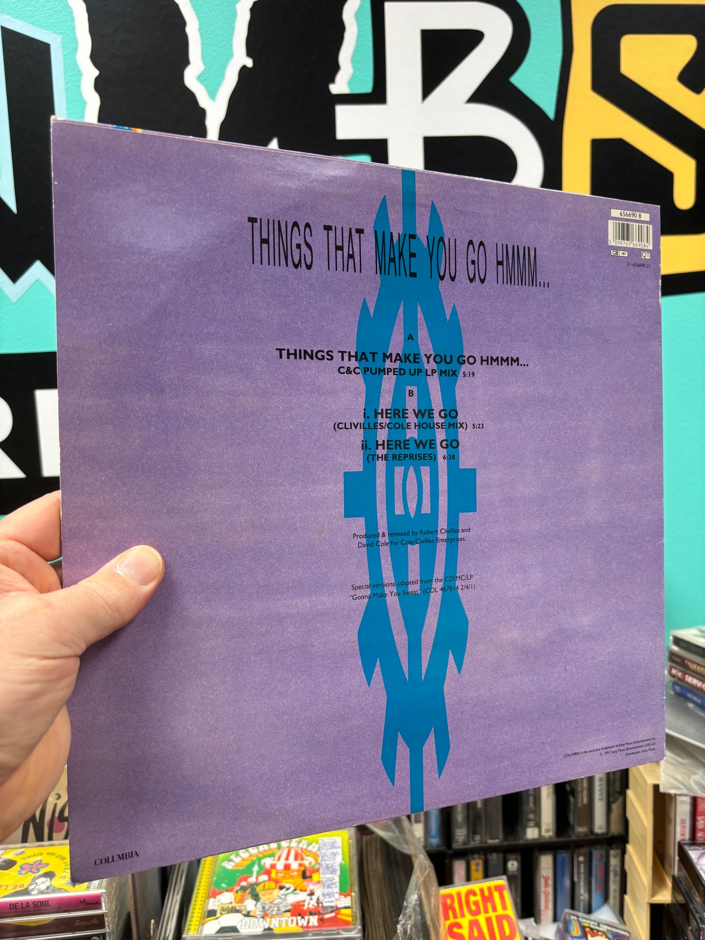 C + C Music Factory: Things That Make You Go Hmmm…, 12inch, Columbia, UK 1991