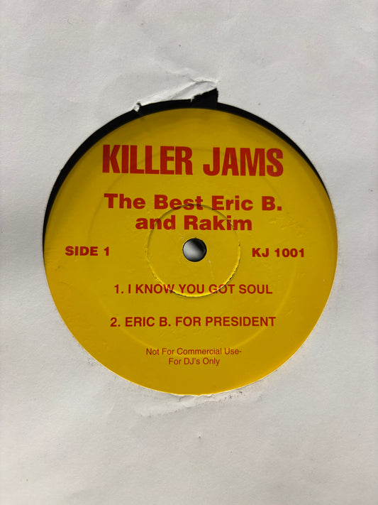 Eric B. & Rakim: Killer Jams The Best Eric B. And Rakim, 12inch, Promo, Special Version For DJ’s only, Unofficial release, Not On Label, US 1996