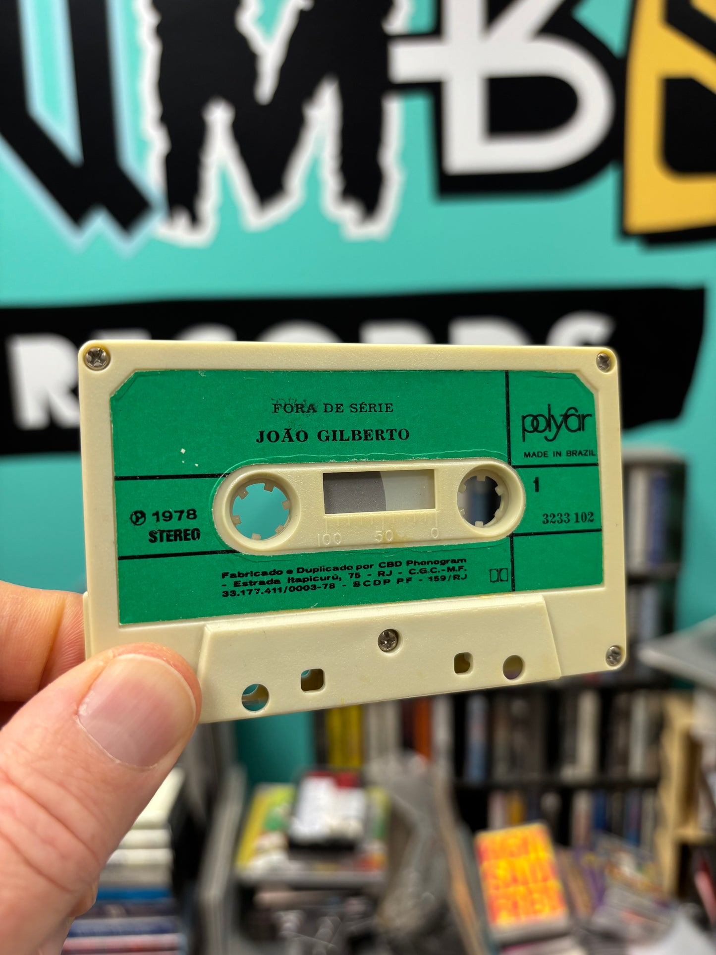 João Gilberto: João Gilberto, C-cassette, reissue, Polyfar, Brazil 1978