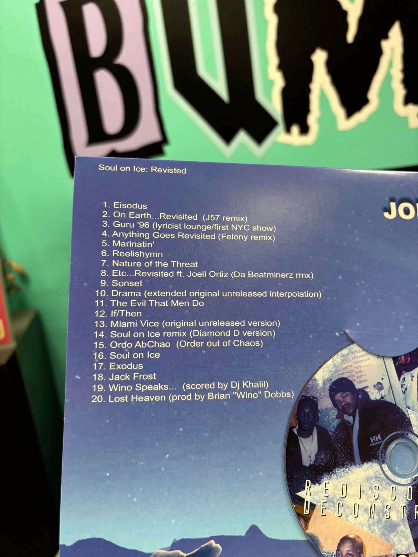 Ras Kass: Soul On Ice - Revisited, 20th Anniversary Edition, 2LP, gatefold, blue/white splatter, CD, Inlay, Limited Edition, Blackhouse Records, US 2016