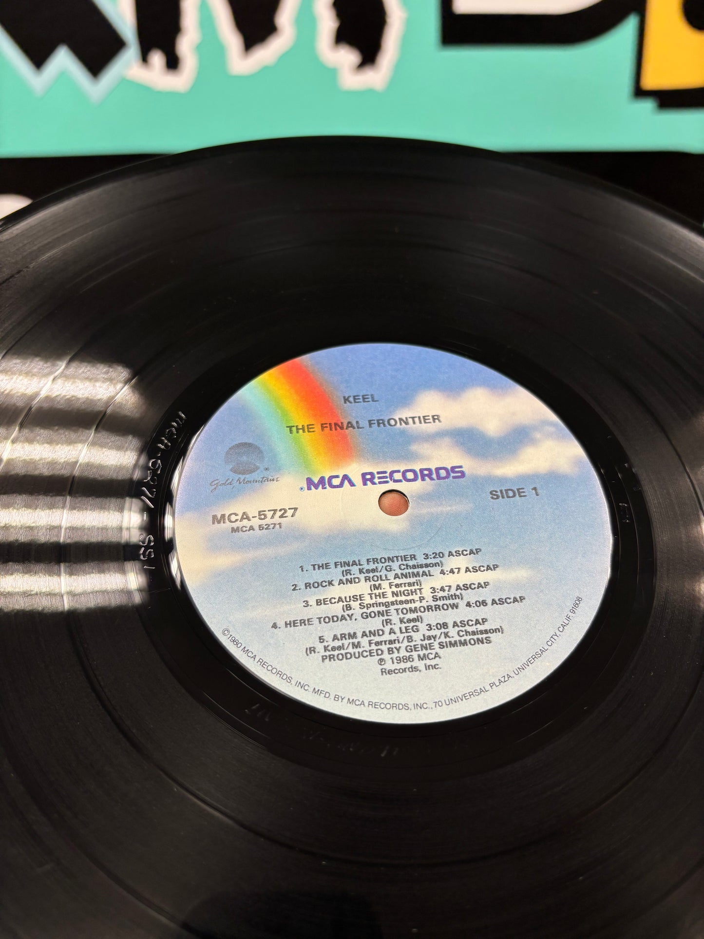 Keel: The Final Frontier, LP, 1st pressing, MCA Records, Gold Mountain, US 1986