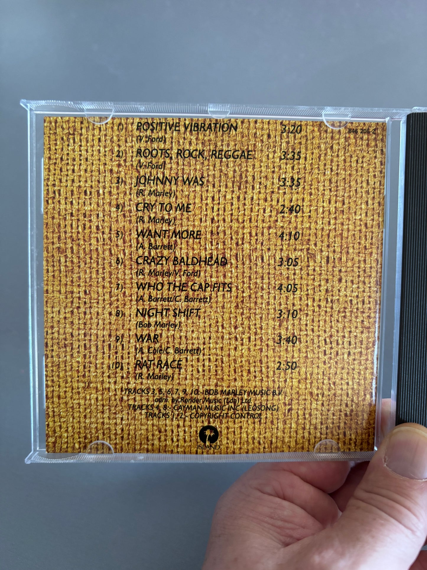Bob Marley & The Wailers: Rastaman Vibration, CD, reissue, remastered, Tuff Gong, Island Records, Europe year?