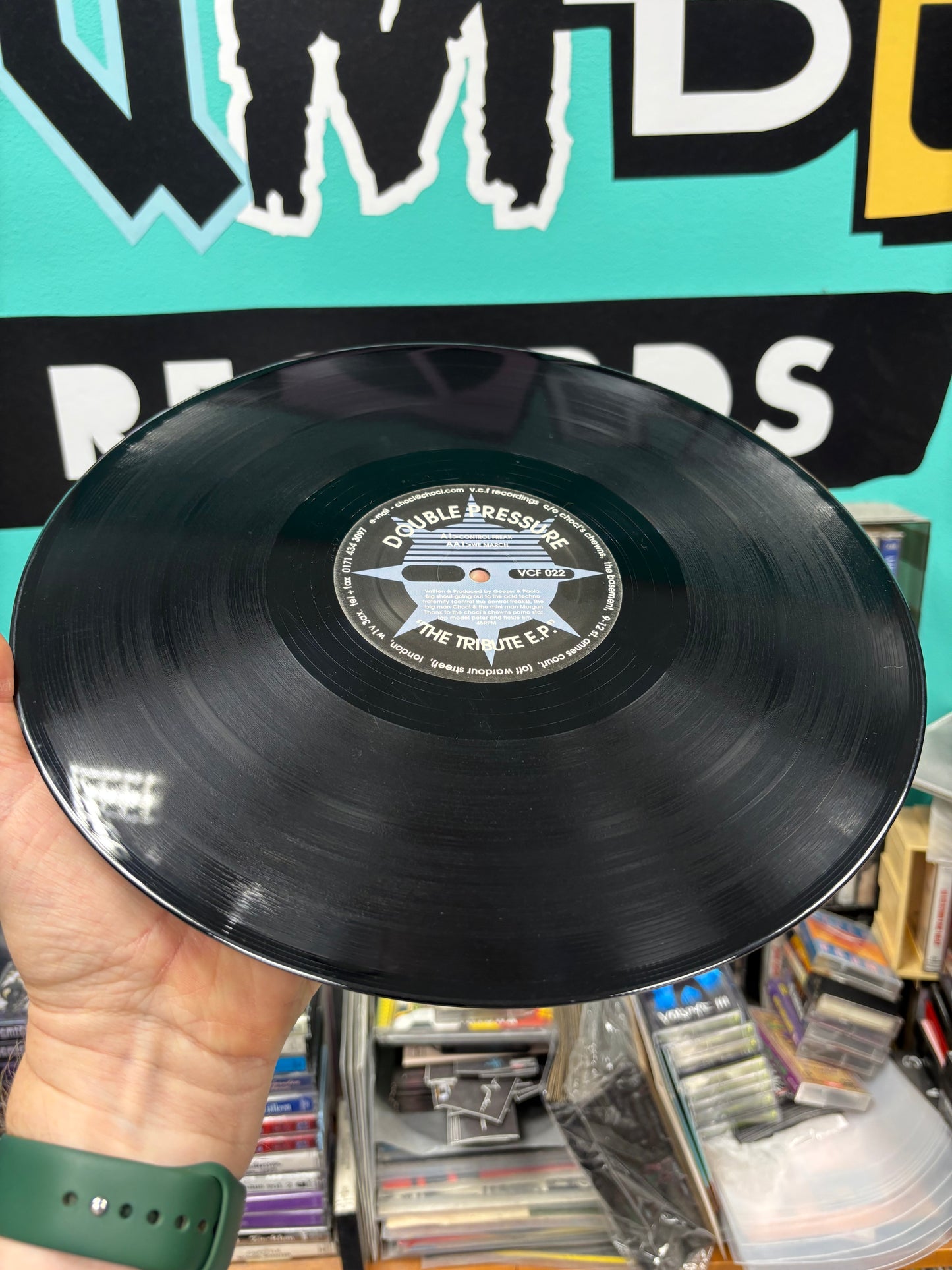 Double Pressure: The Tribute E.P., 12inch, Only pressing, Voltage Controlled Frequencies, UK 2000