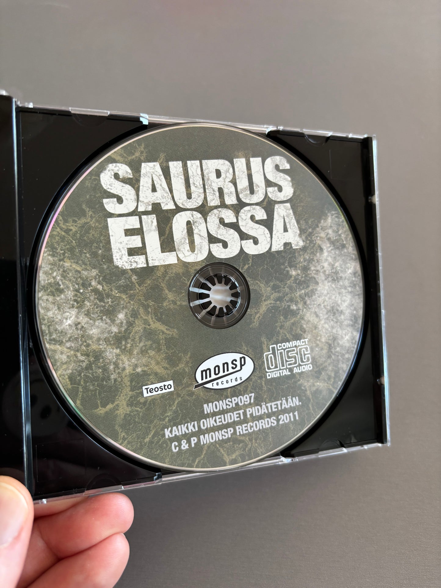 Saurus: Elossa, CD, Only pressing, Monsp Records, Finland 2011