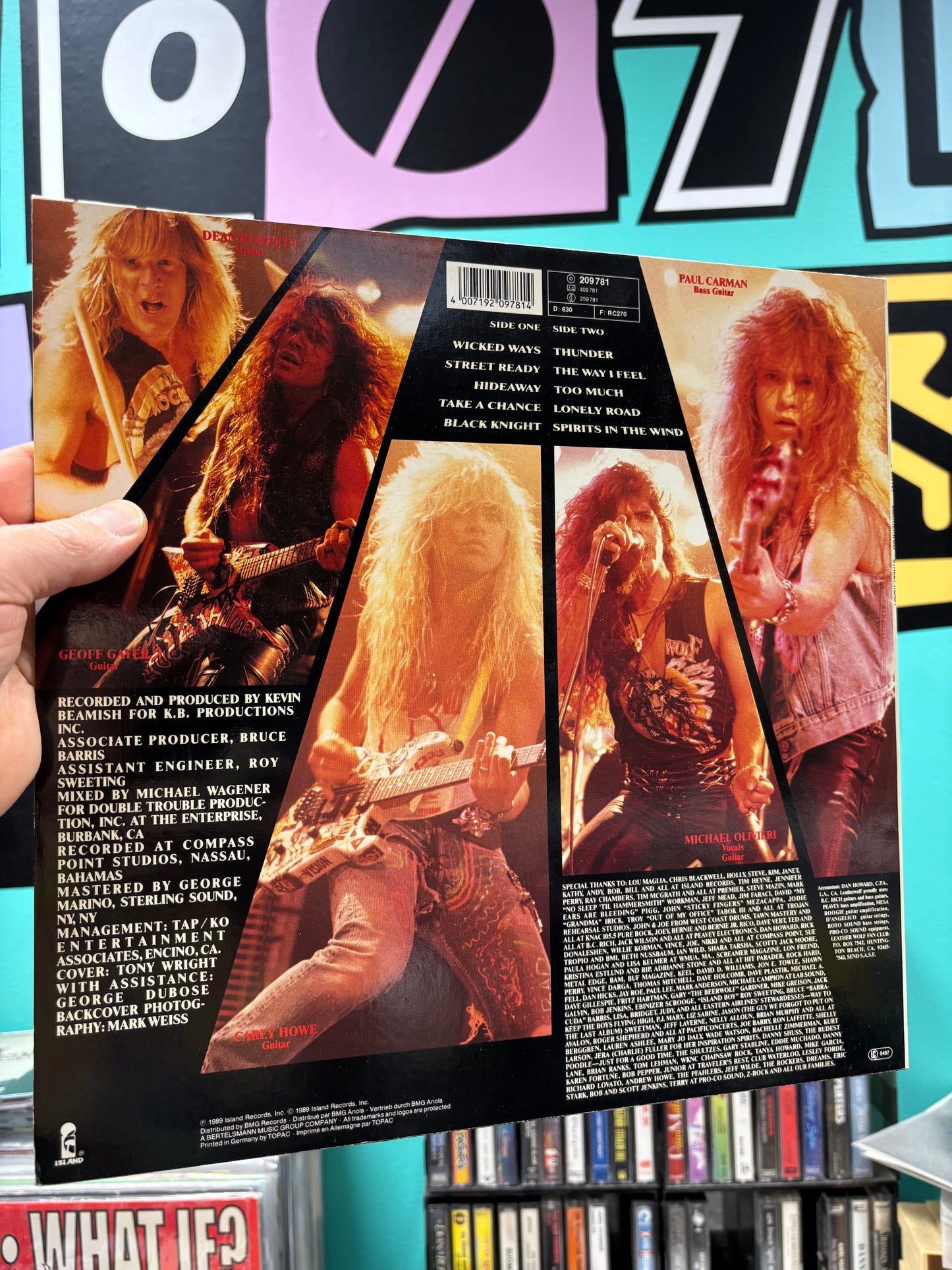 Leatherwolf: Street Ready, LP, Island Records, Germany 1989