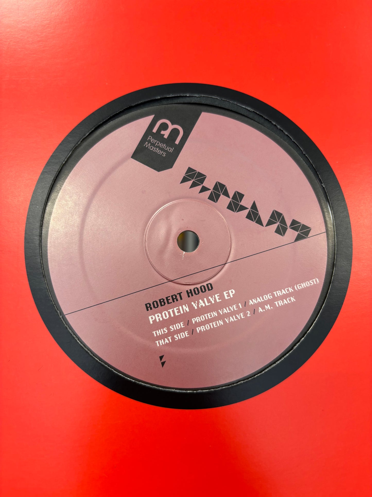 Robert Hood: Protein Valve EP, 12inch, reissue, remastered, Clear, M-Plant, US 2014