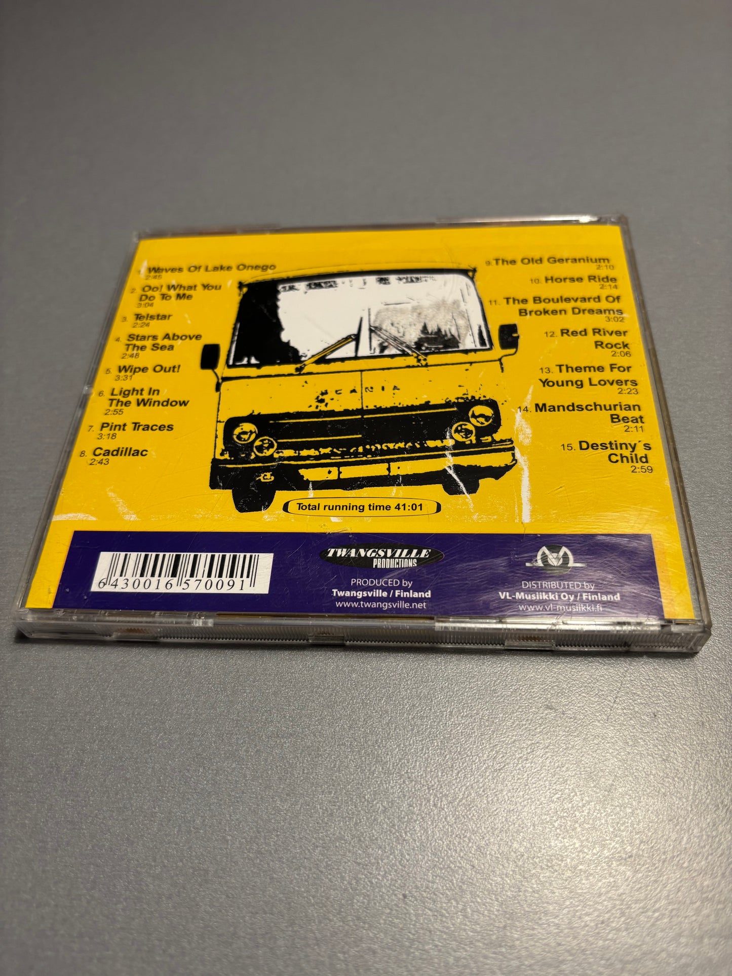 The Twangers: Absolute Twang!, CD, Only pressing, Twangsville Productions, Finland 2004