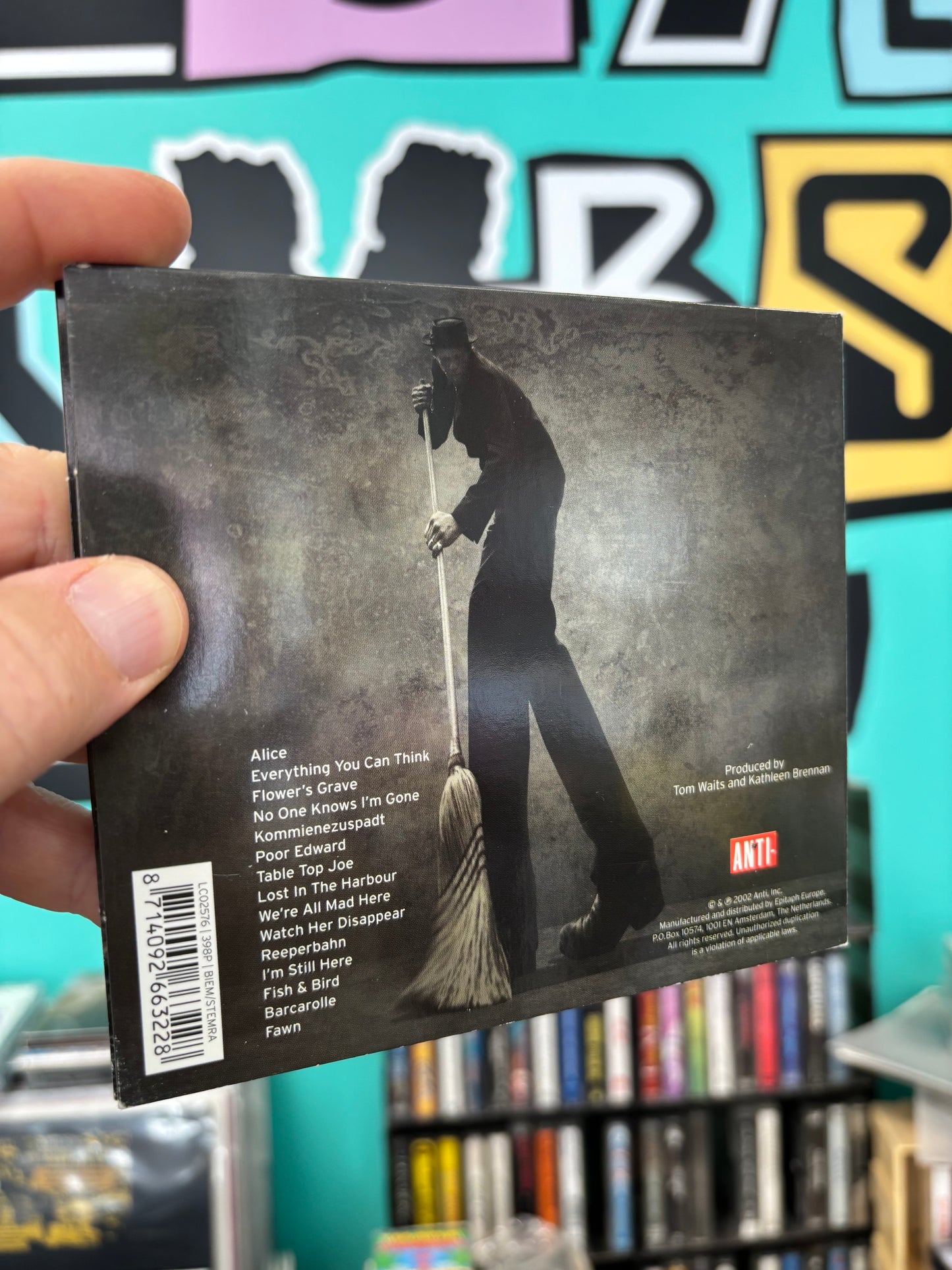 Tom Waits: Alice, CD, Sony DADC, Anti-, Europe 2002