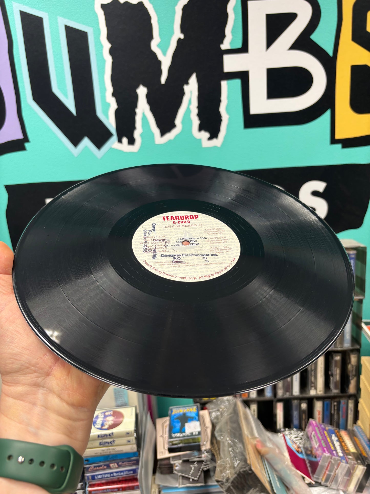 Teardrop: G-Child (Life Is So Damm Hard), 12inch, 1st pressing, Smooth Sailing Records, US 1996