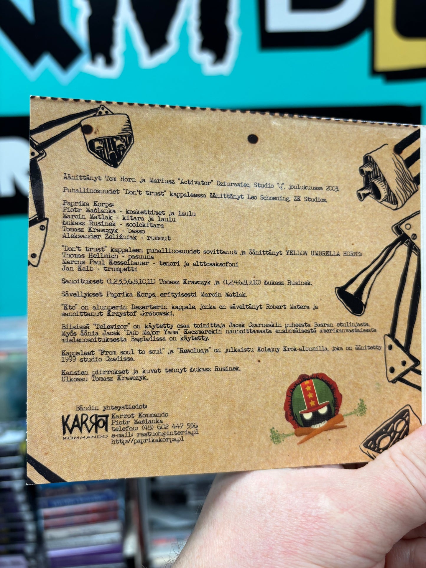 Paprika Korps: Telewizor, CD, Special Edition, Autotehtaat-levyt, Finland 2004