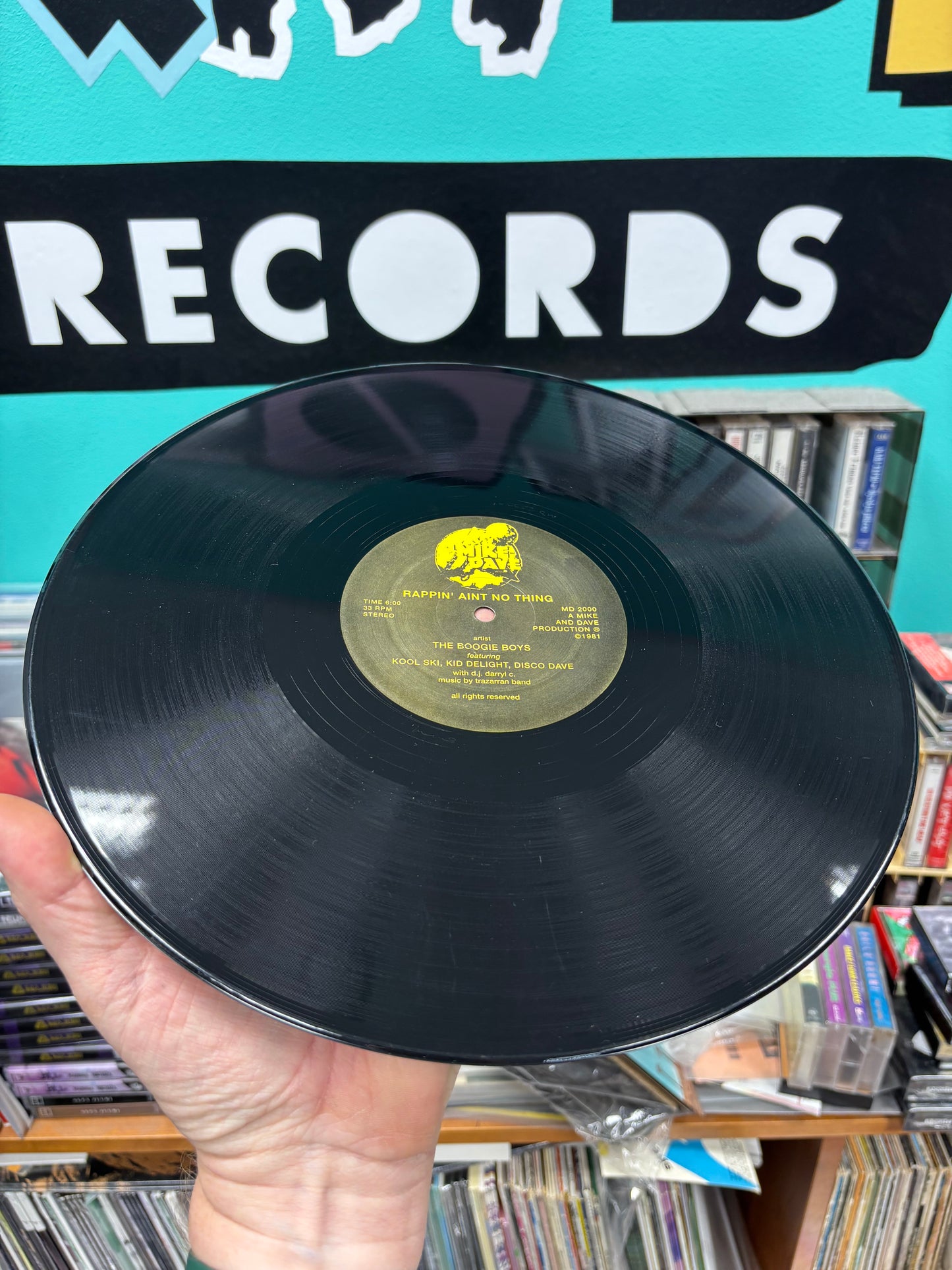 The Boogie Boys: Rappin’ Aint No Thing, 12inch, reissue, Mike & Dave Records, US year?
