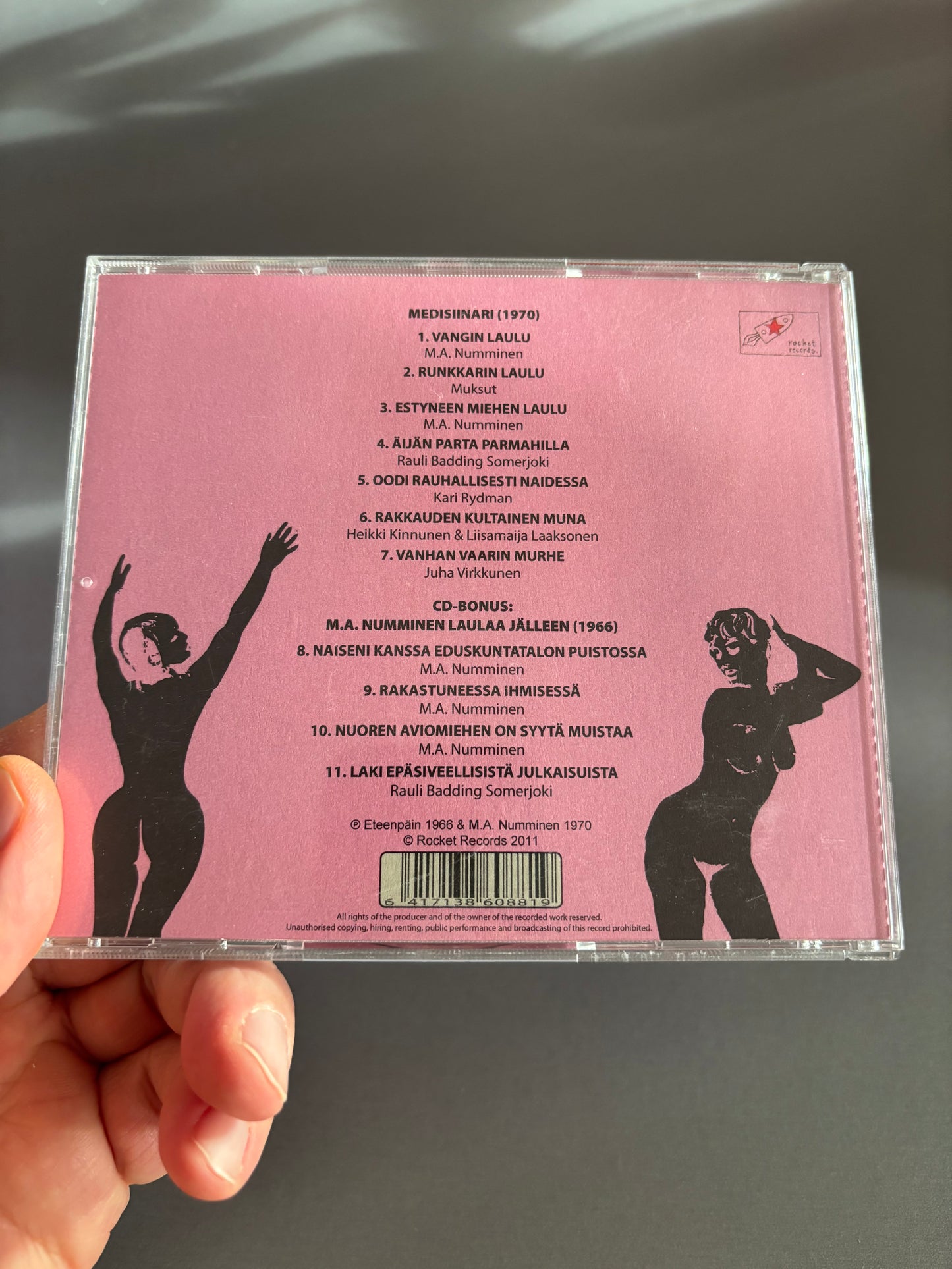 Medisiinari - Puhdasta Sukupuoliasiaa, CD, Compilation, remastered, Rocket Records, Finland 2011