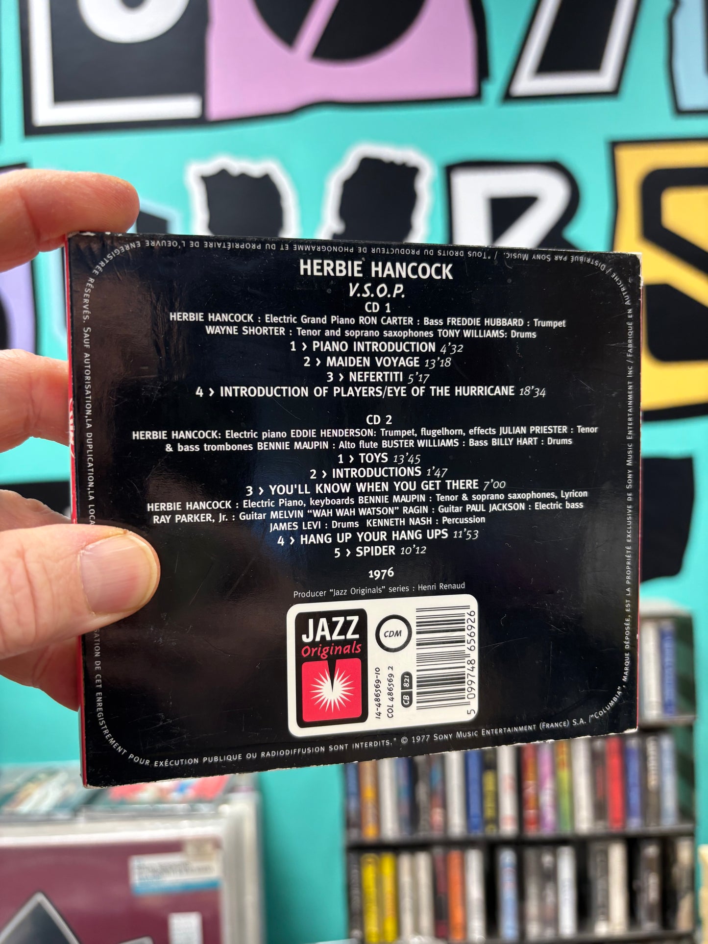 Herbie Hancock: V.S.O.P., 2CD, reissue, trifold digipak, Columbia, France 1997