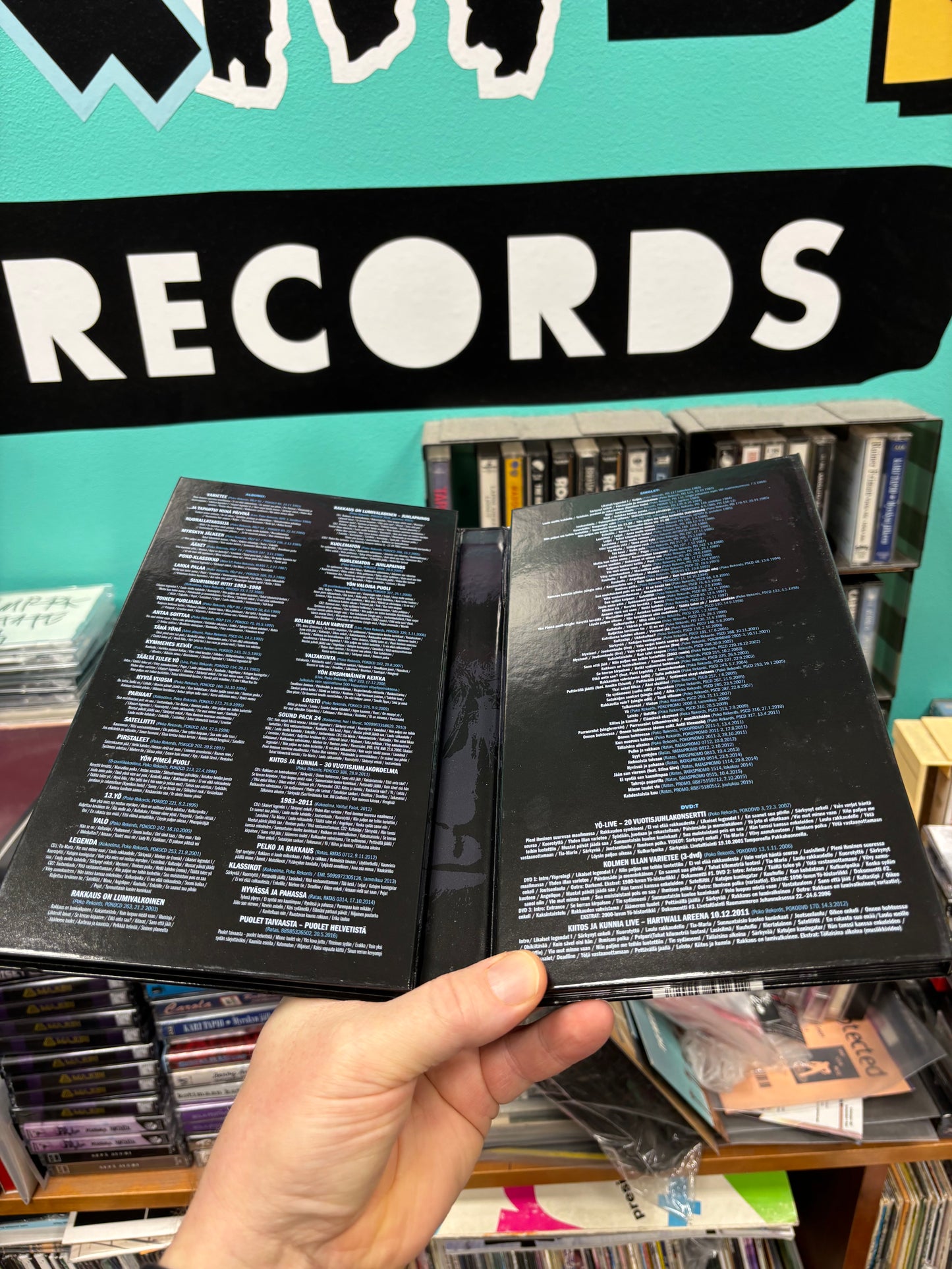 Yö: Aikamatka 1981-2016, 6 x CD, booklet, Compilation, Only pressing, Ratas Music, Sony Music, Finland 2016