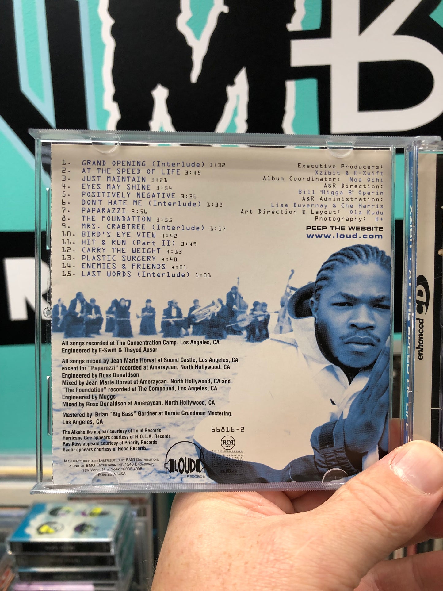 Xzibit: At The Speed of Life, OG pressing, US 1996