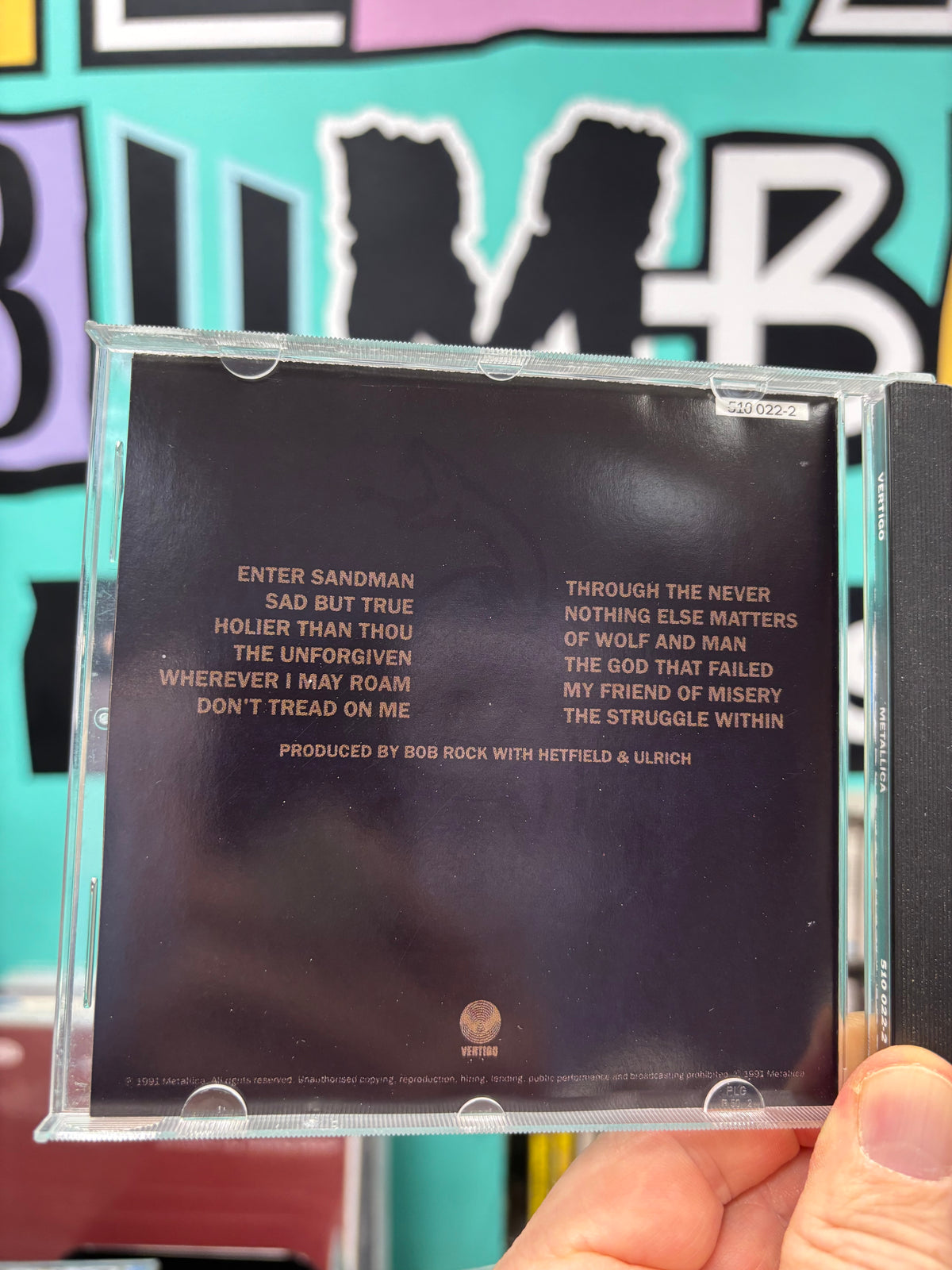 Metallica: Metallica, CD, reissue, EDC, Germany, Vertigo, Europe year?