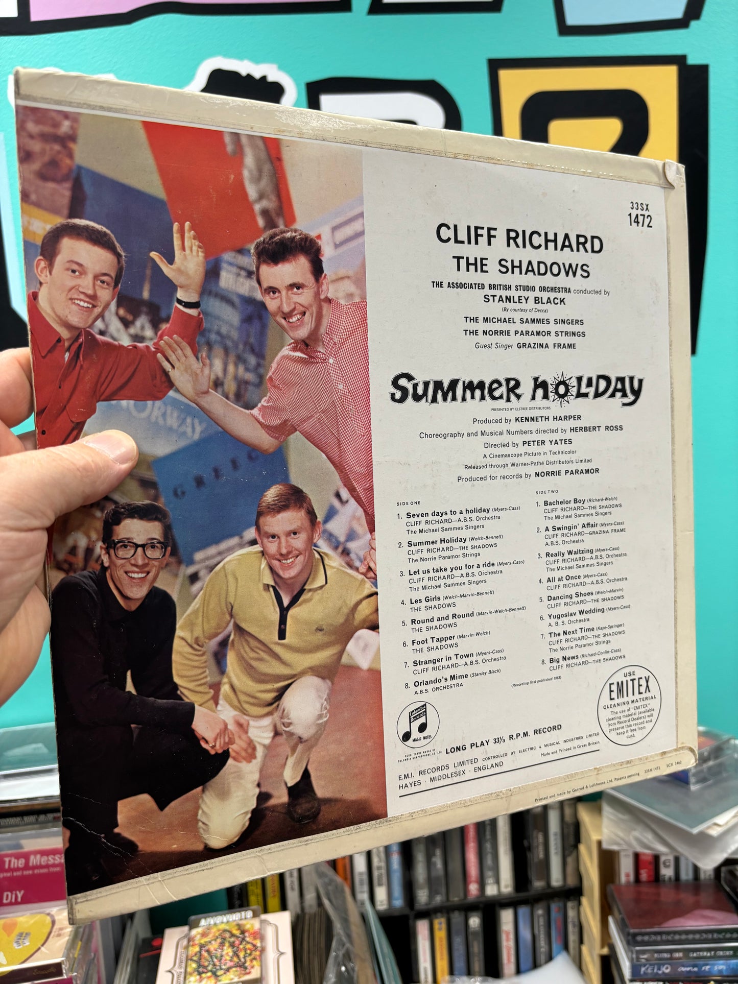 Cliff Richard and The Shadows: Summer Holiday, LP, Mono, Columbia, UK 1963