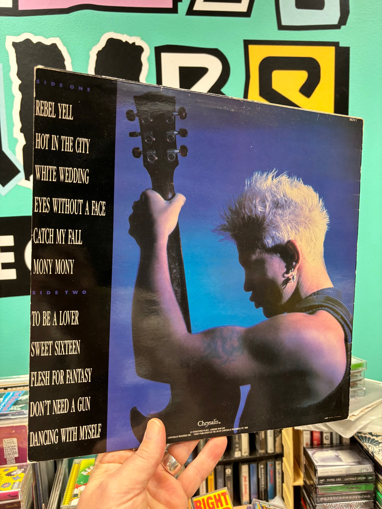 Billy Idol - Idol Songs - 11 Of The Best, LP, Chrysalis, Scandinavia 1988