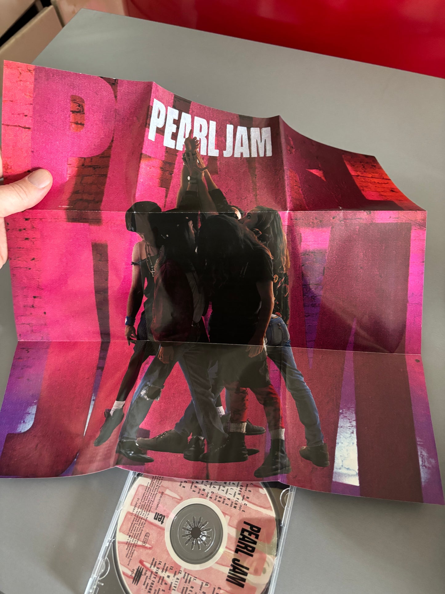 Pearl Jam: Ten, CD, reissue, Epic, Europe year?