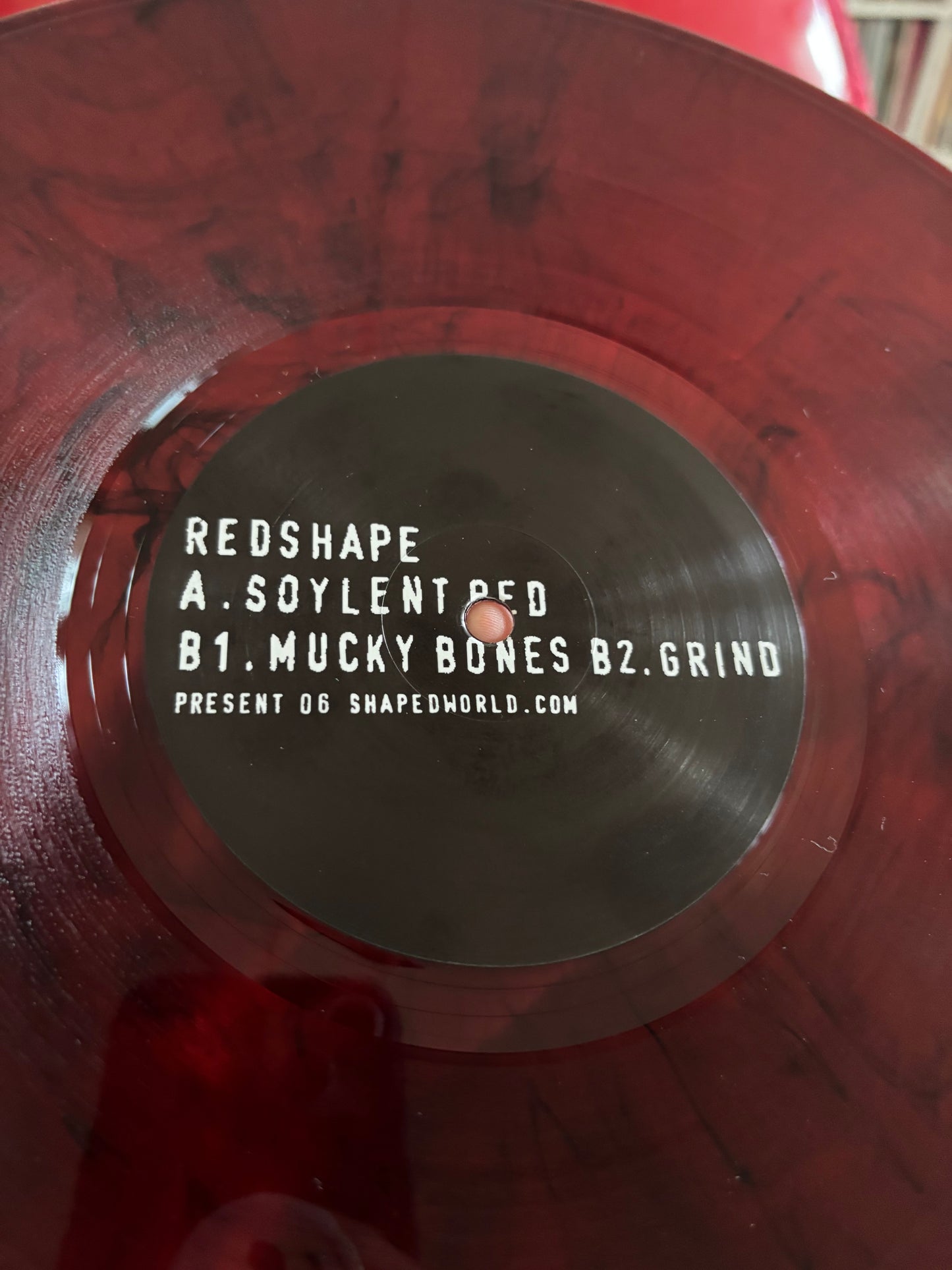 Redshape: Red Pack, 2x12inch, Only pressing, Red Marbled, Dark Red Marbled, Present, Germany 2010