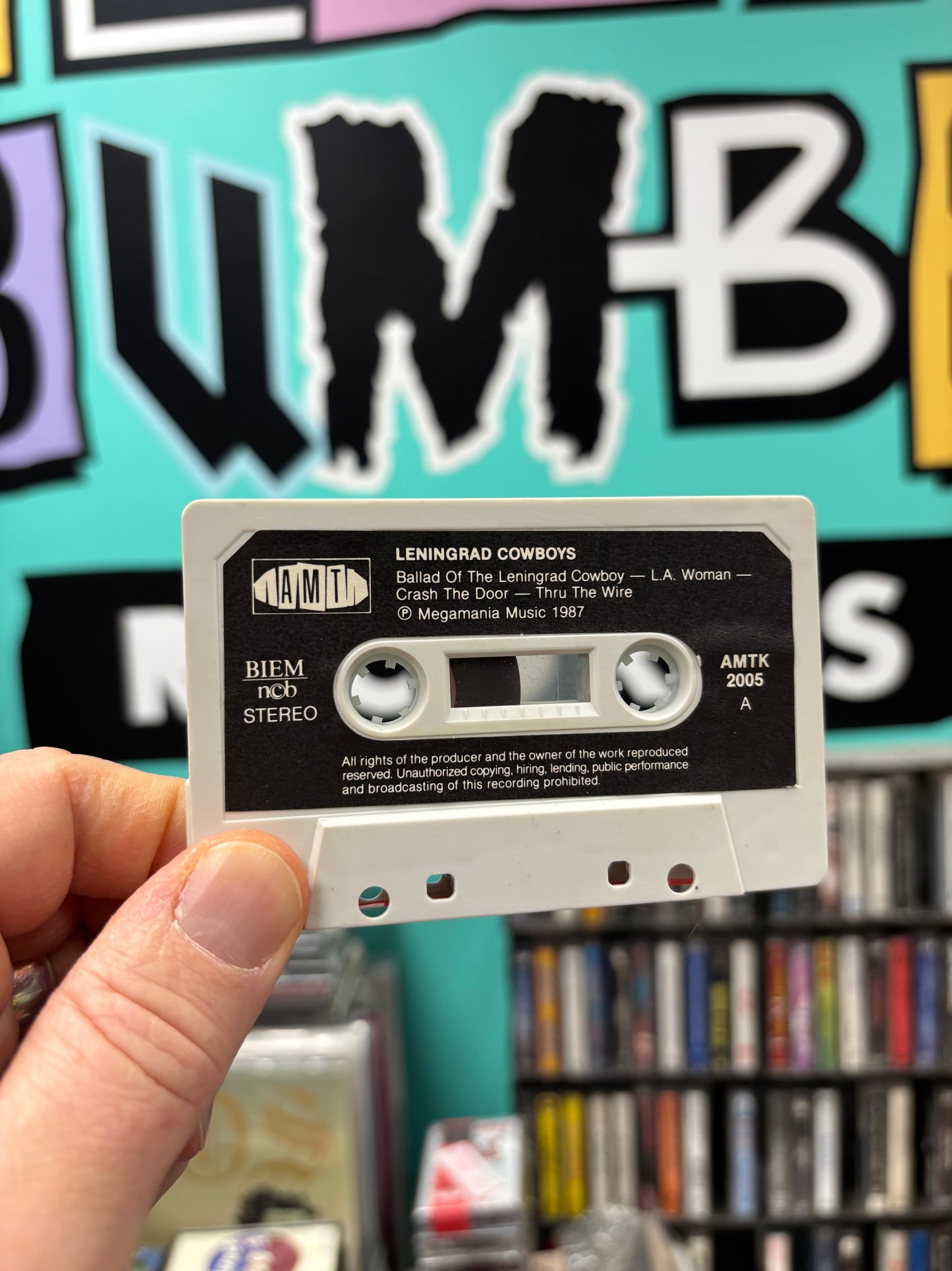 Leningrad Cowboys: 1917-1987, cassette, 1st pressing, AMT, Finland 1987