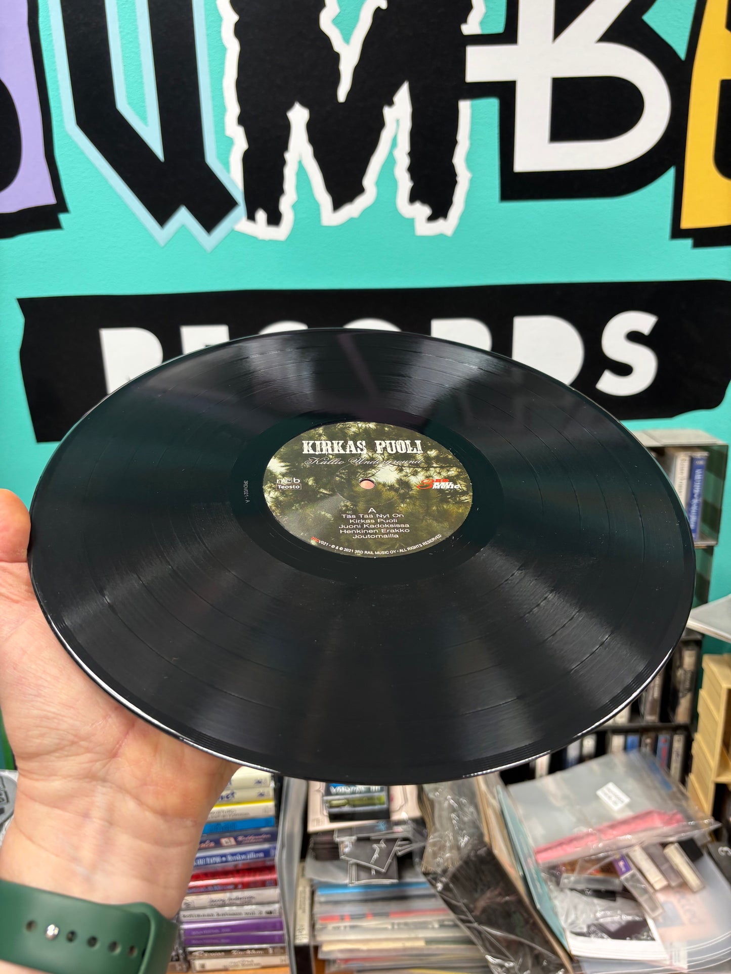 Kallio Underground: Kirkas Puoli, LP, Black vinyl, 1st pressing, 3rd Rail Music, Finland 2021