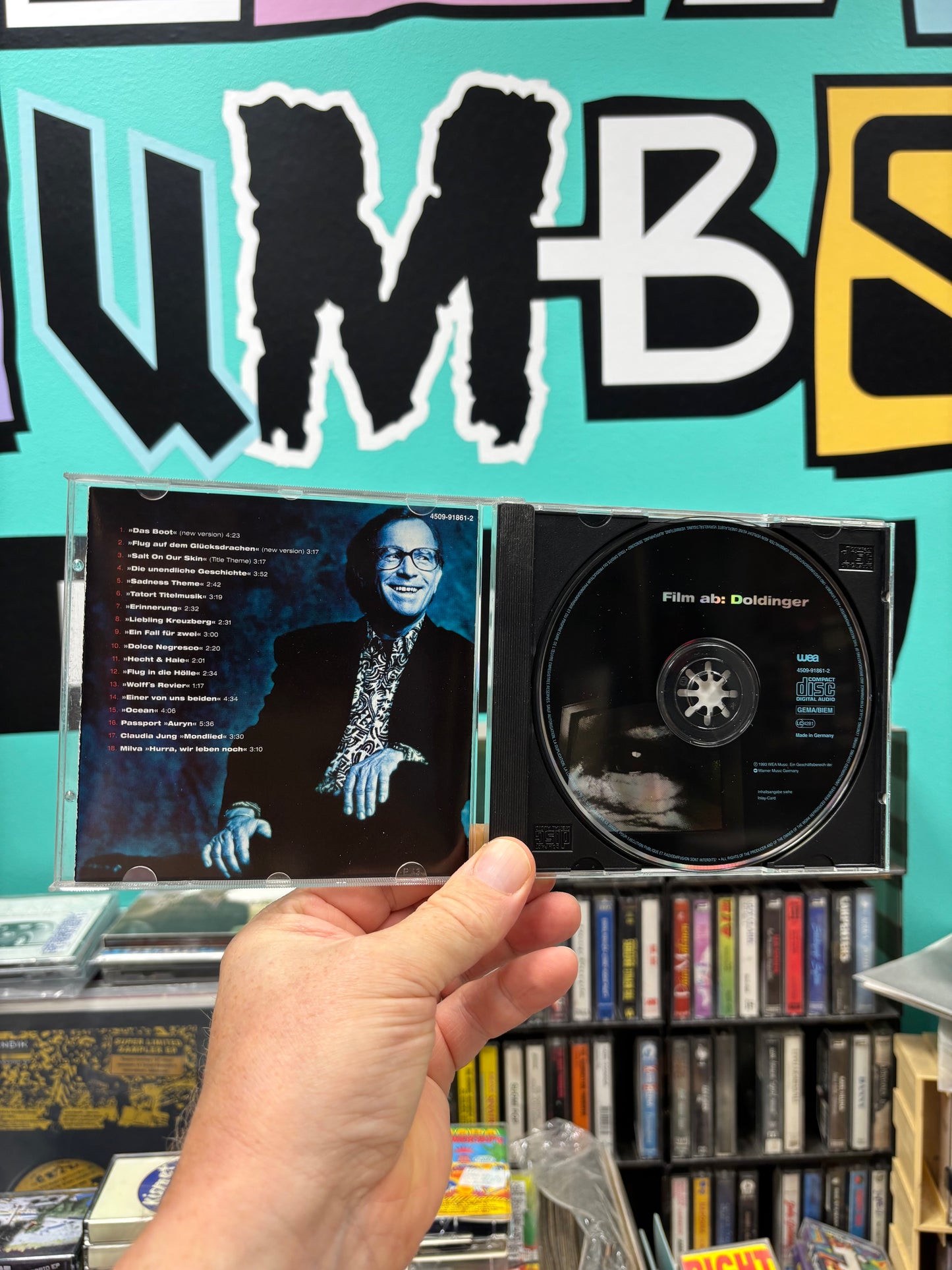 Klaus Doldinger - Film Ab: Doldinger - TV & Filmthemen, CD, 1st pressing, Compilation, WEA, Germany 1993