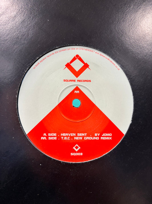 Jomo: Heaven Sent, 12inch, Only official pressing, Square Records, UK 1998