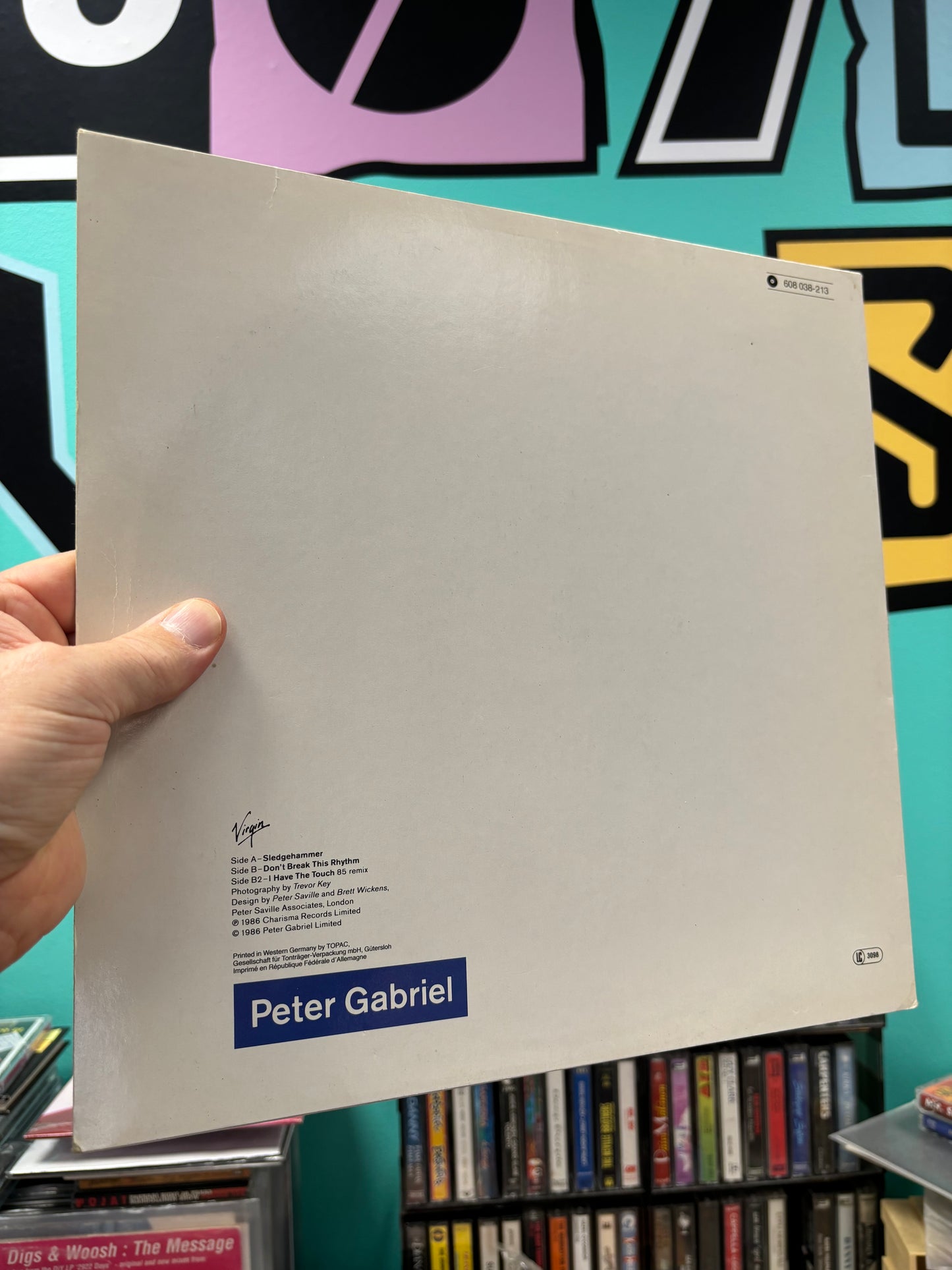 Peter Gabriel: Sledgehammer, 12inch, Virgin, Europe 1986